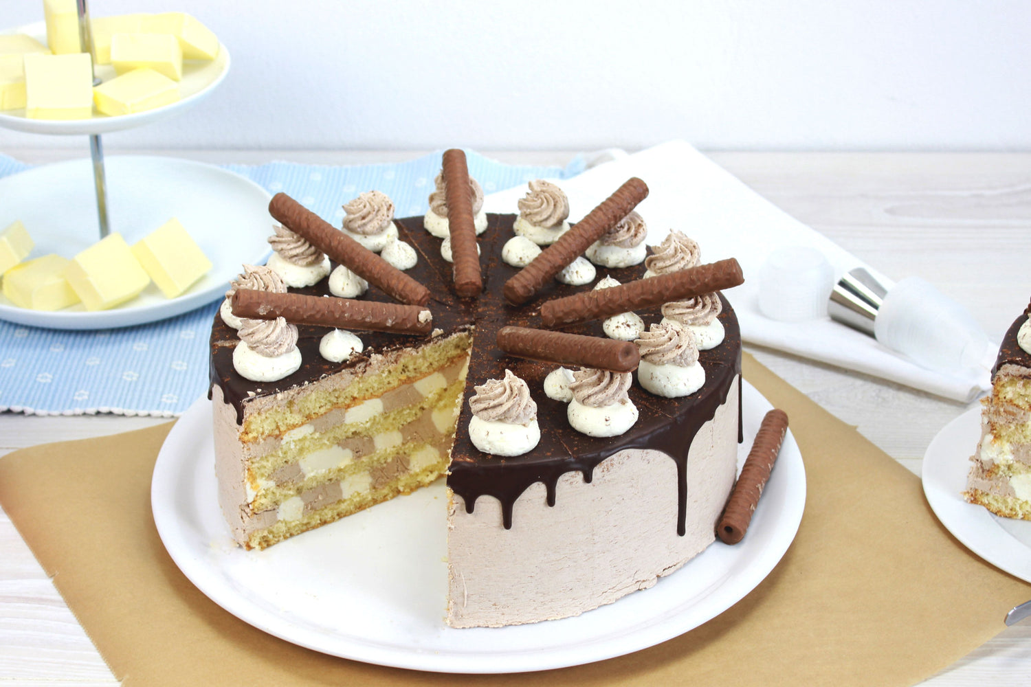 Schoko- Buttercreme- Torte