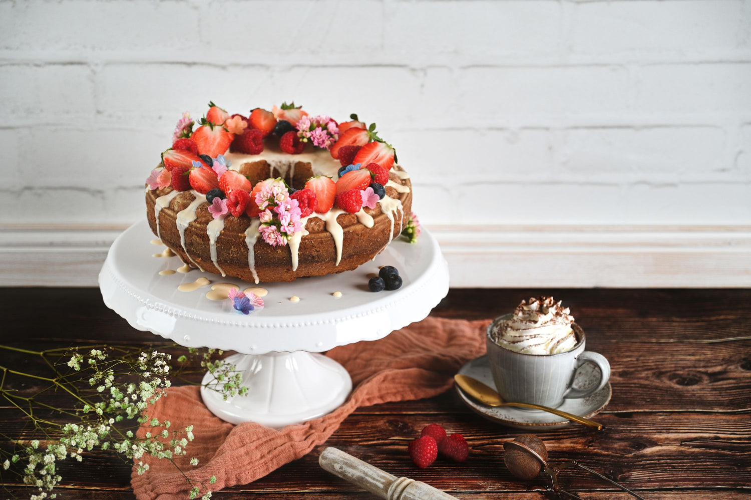 Sommerlicher Rührkuchen