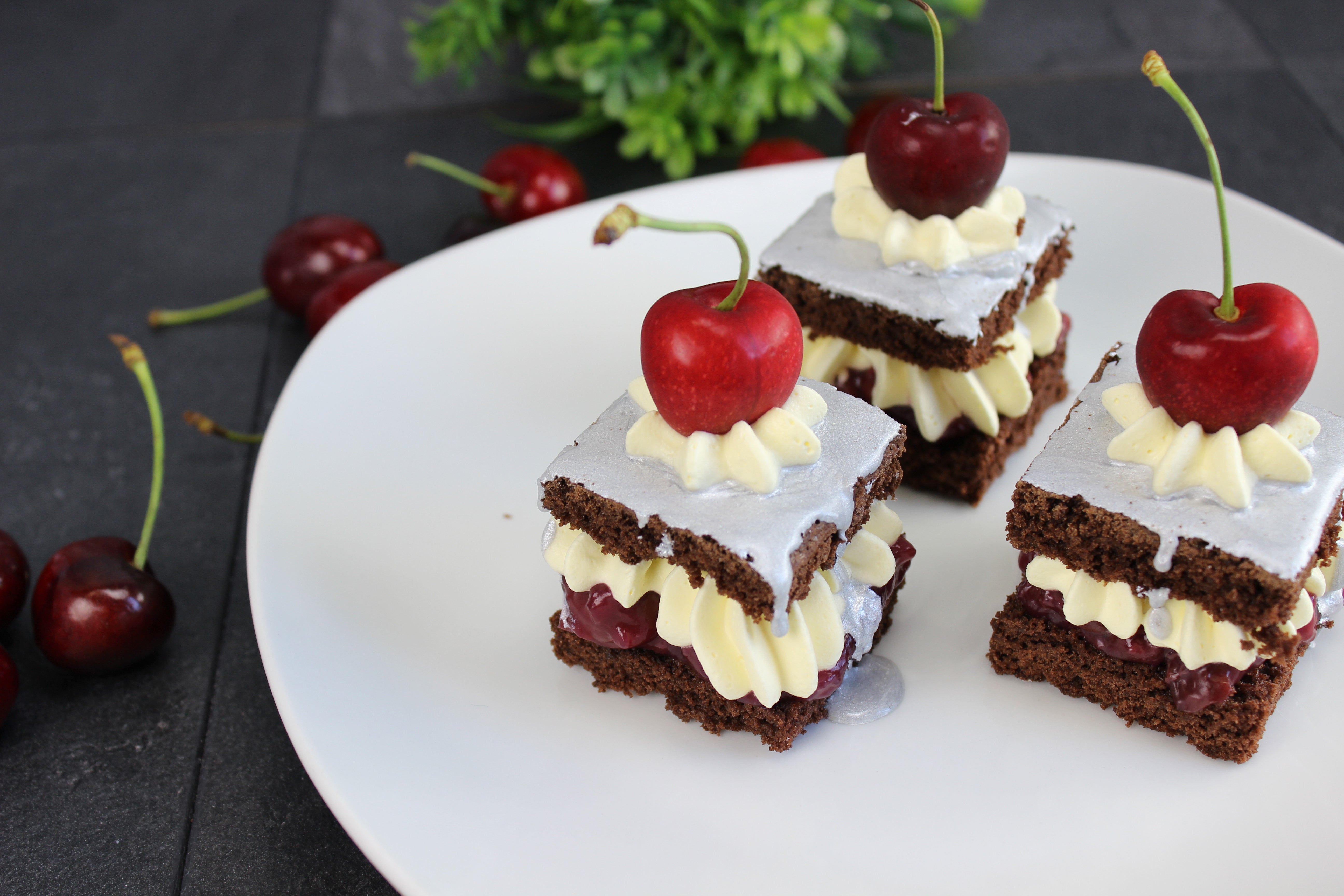 Kirsch-Brownies
