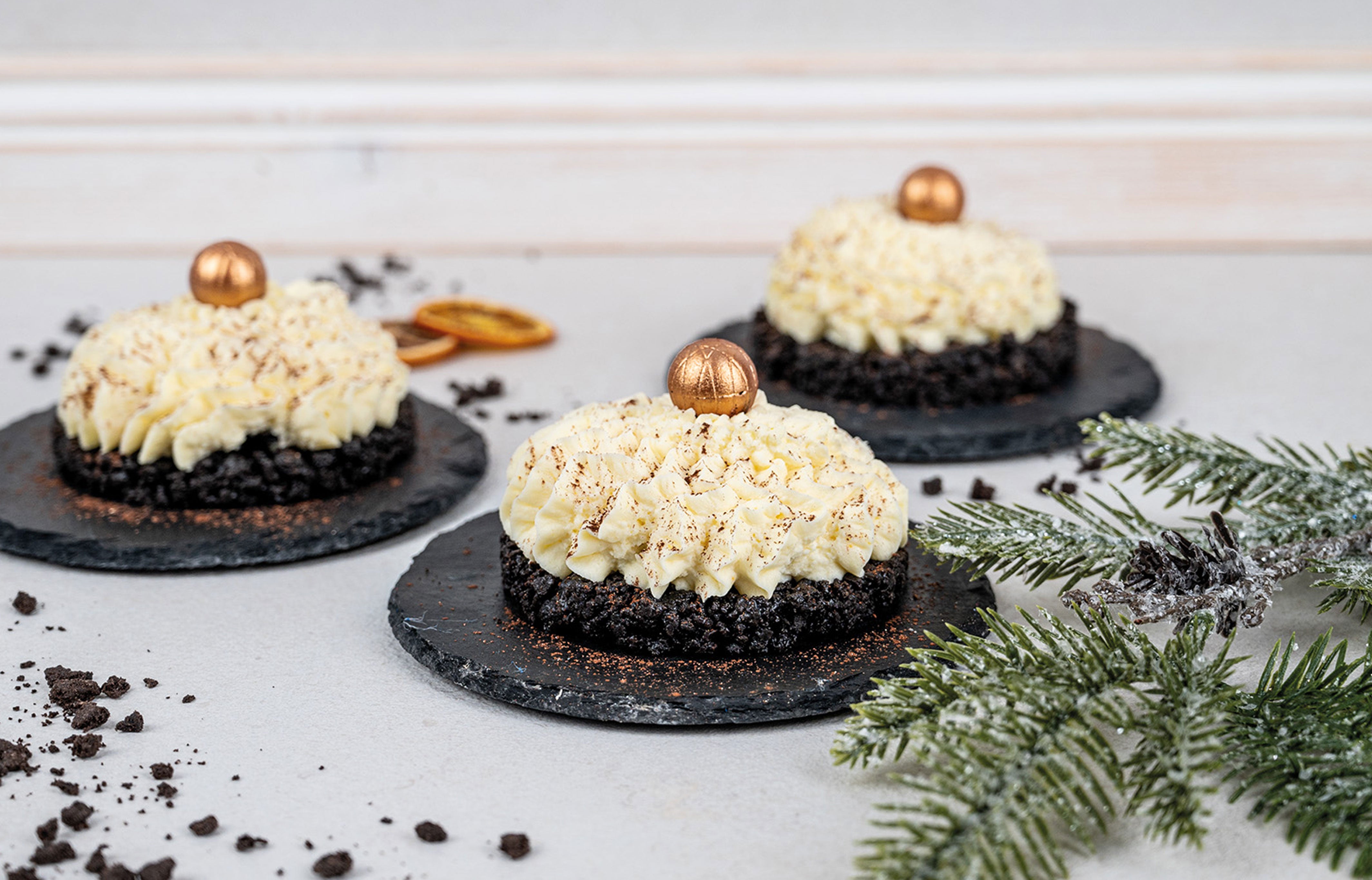 Chrunchige Orangentörtchen