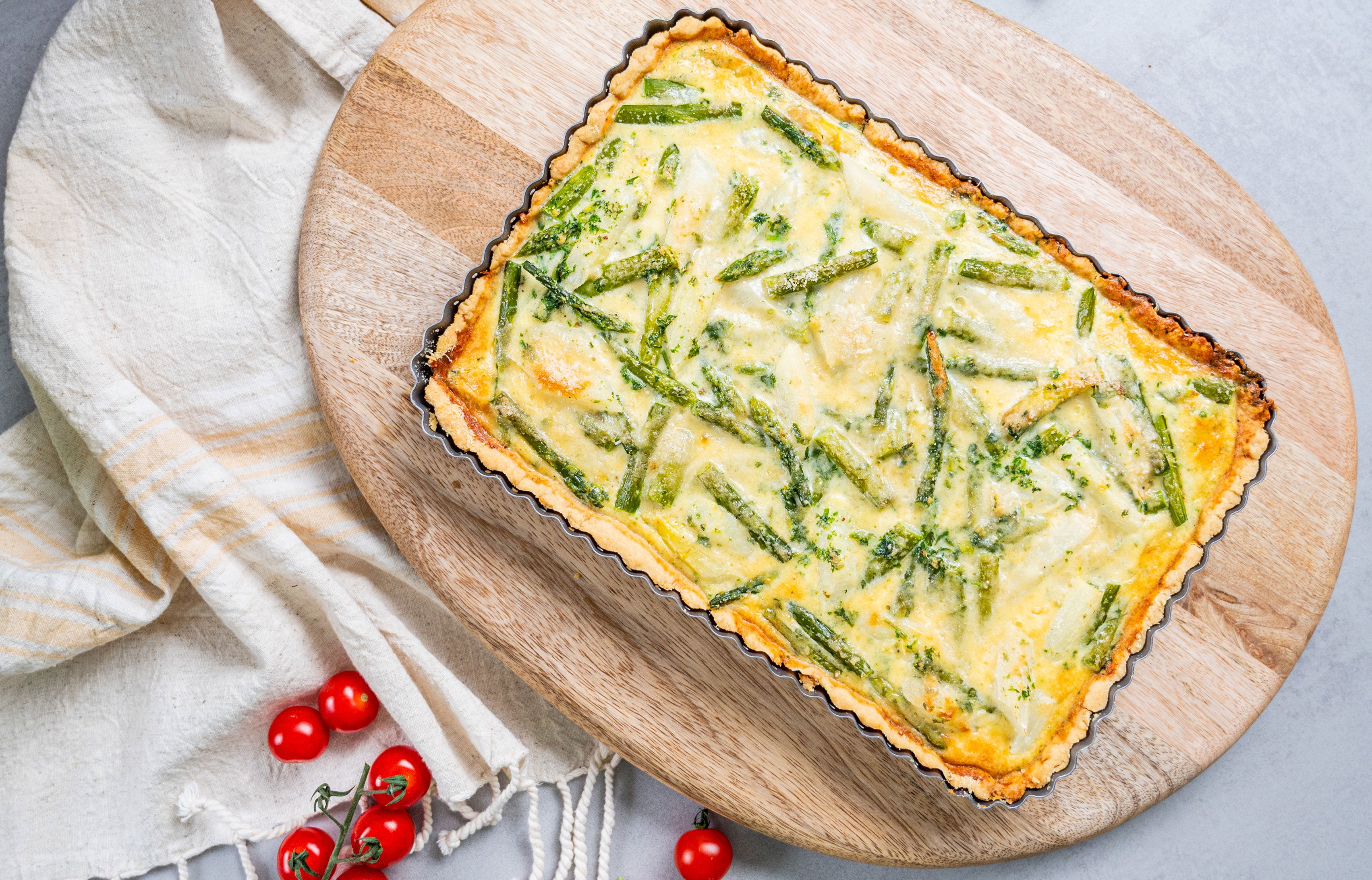 Spargelquiche