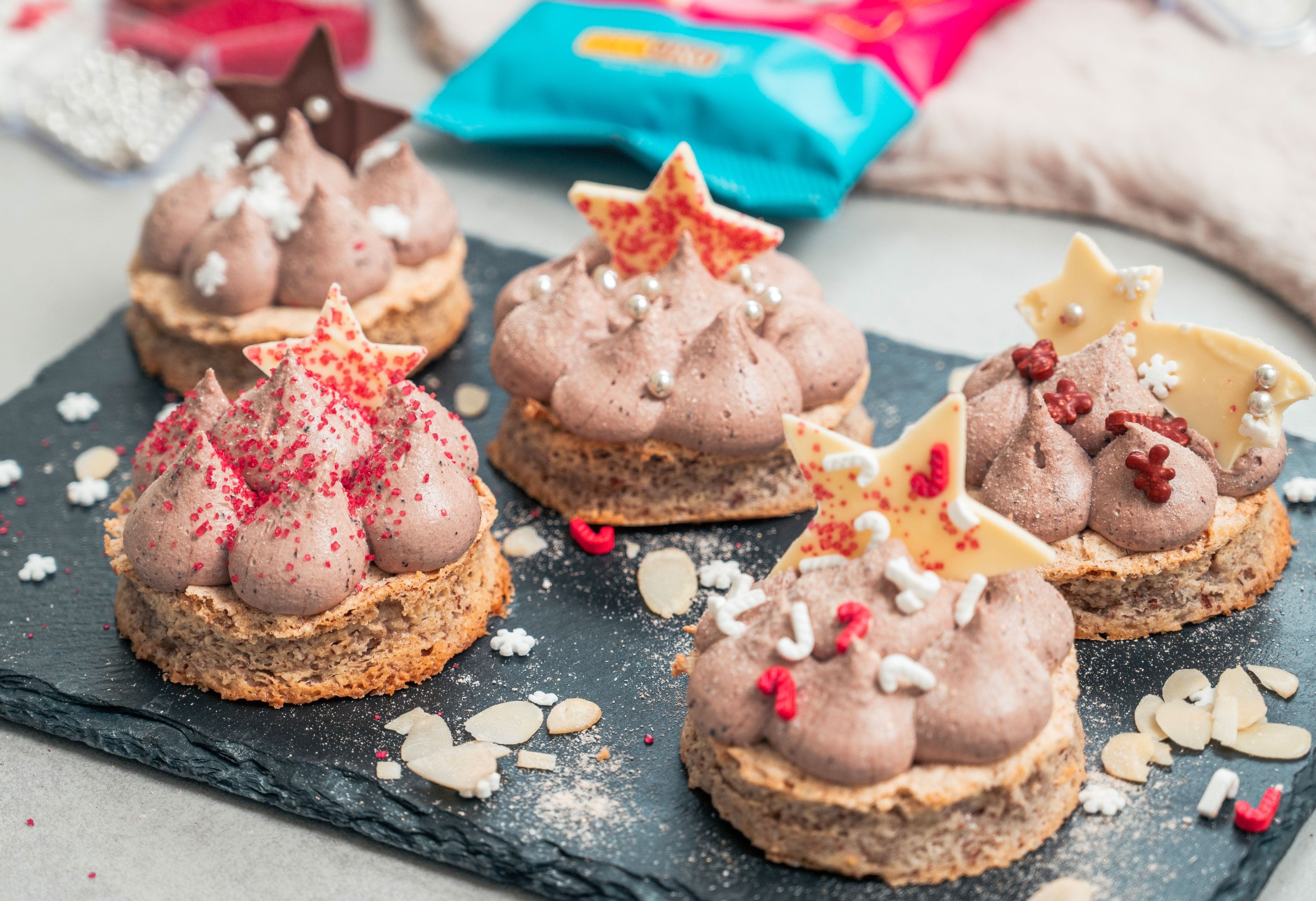 Haselnuss-Baiser-Törtchen