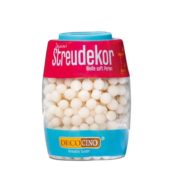 Streudekor Perlen Weiß (50g) - MHD 01.11.2026 - ♻️ Zu gut für die Tonne!*