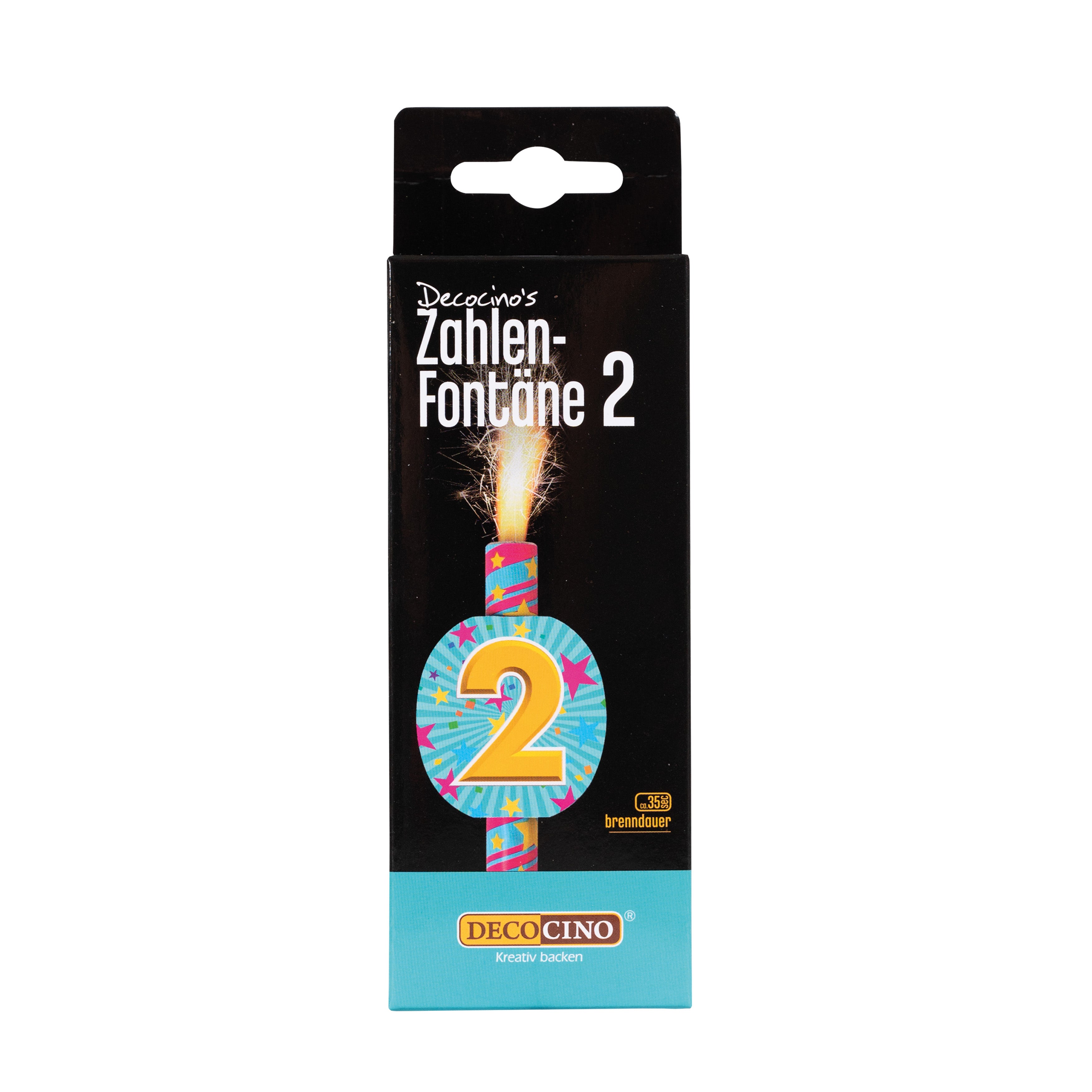 Zahlenfontäne 2, z.B. zum Geburtstag