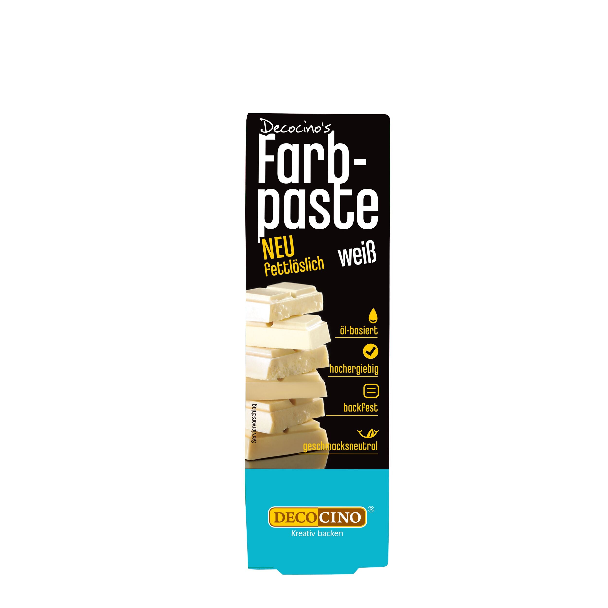 Fat-soluble color paste white
