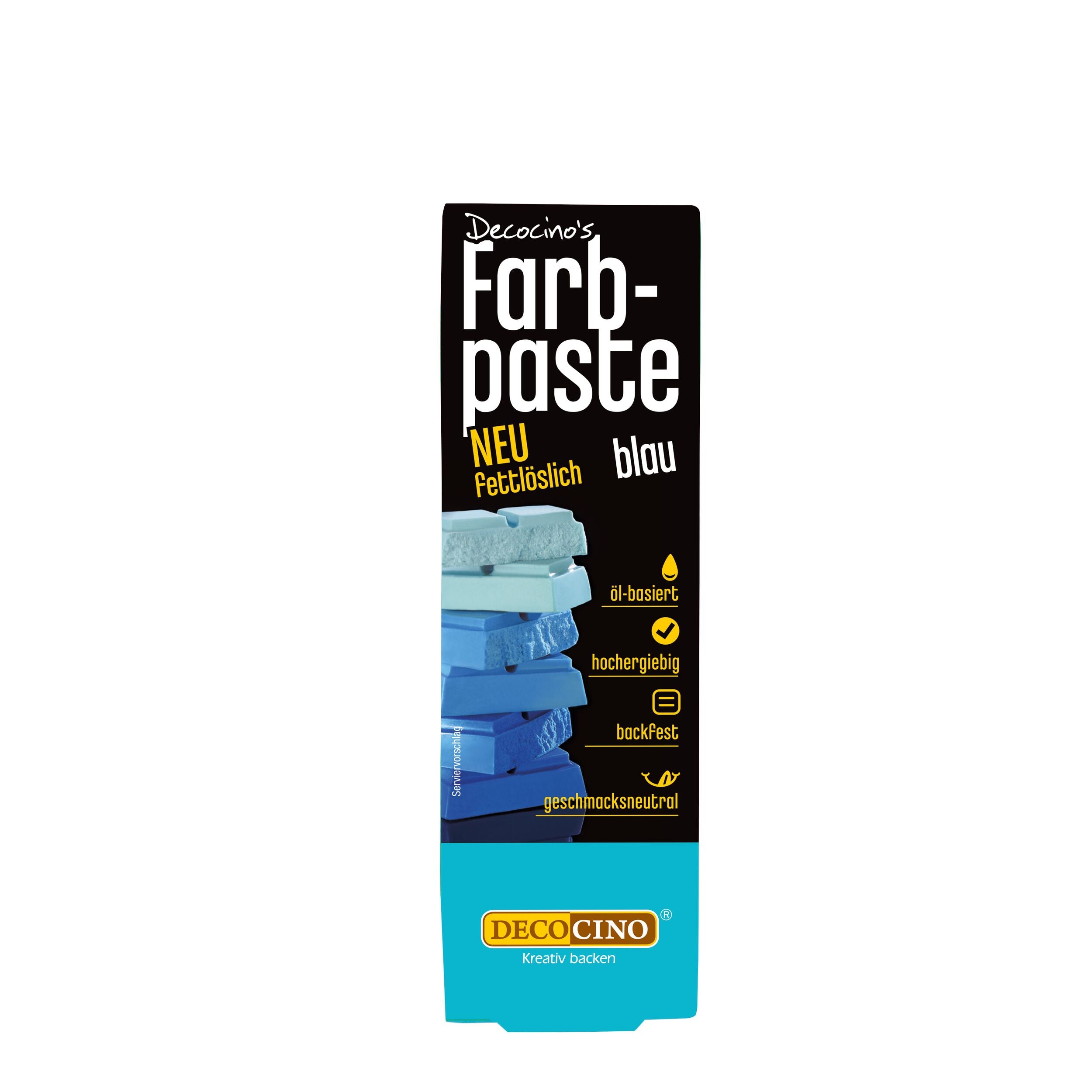 Fat-soluble color paste blue