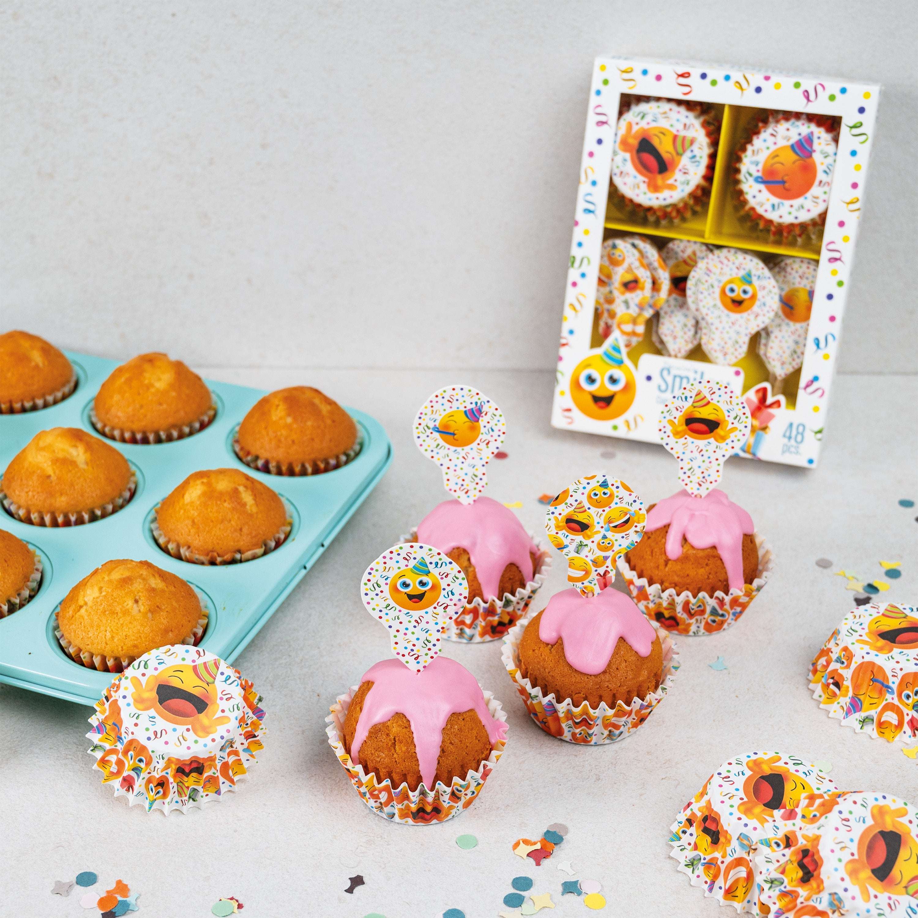 Muffin-Set Happy (48-tlg.)