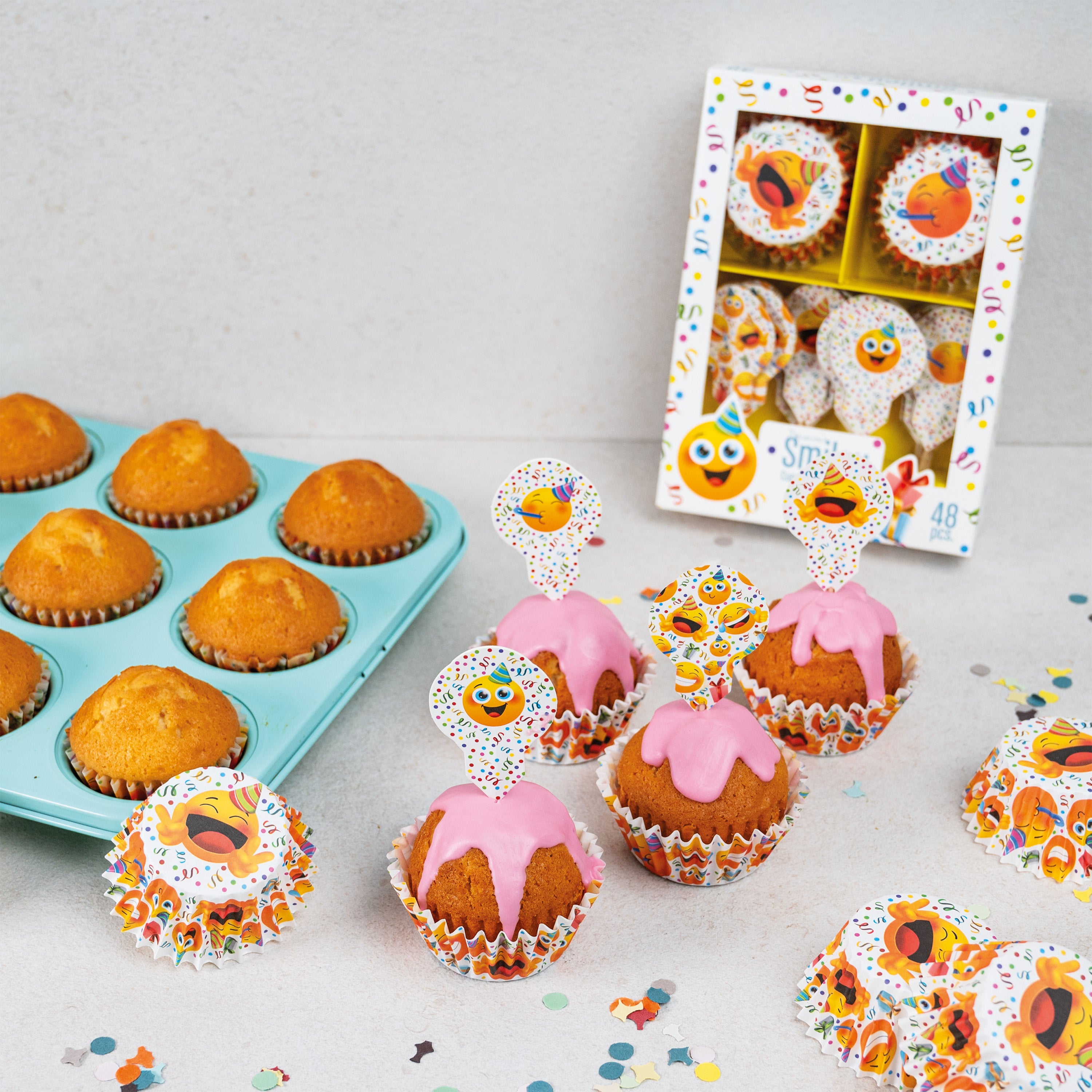 Muffin Set Happy (48 pcs.)