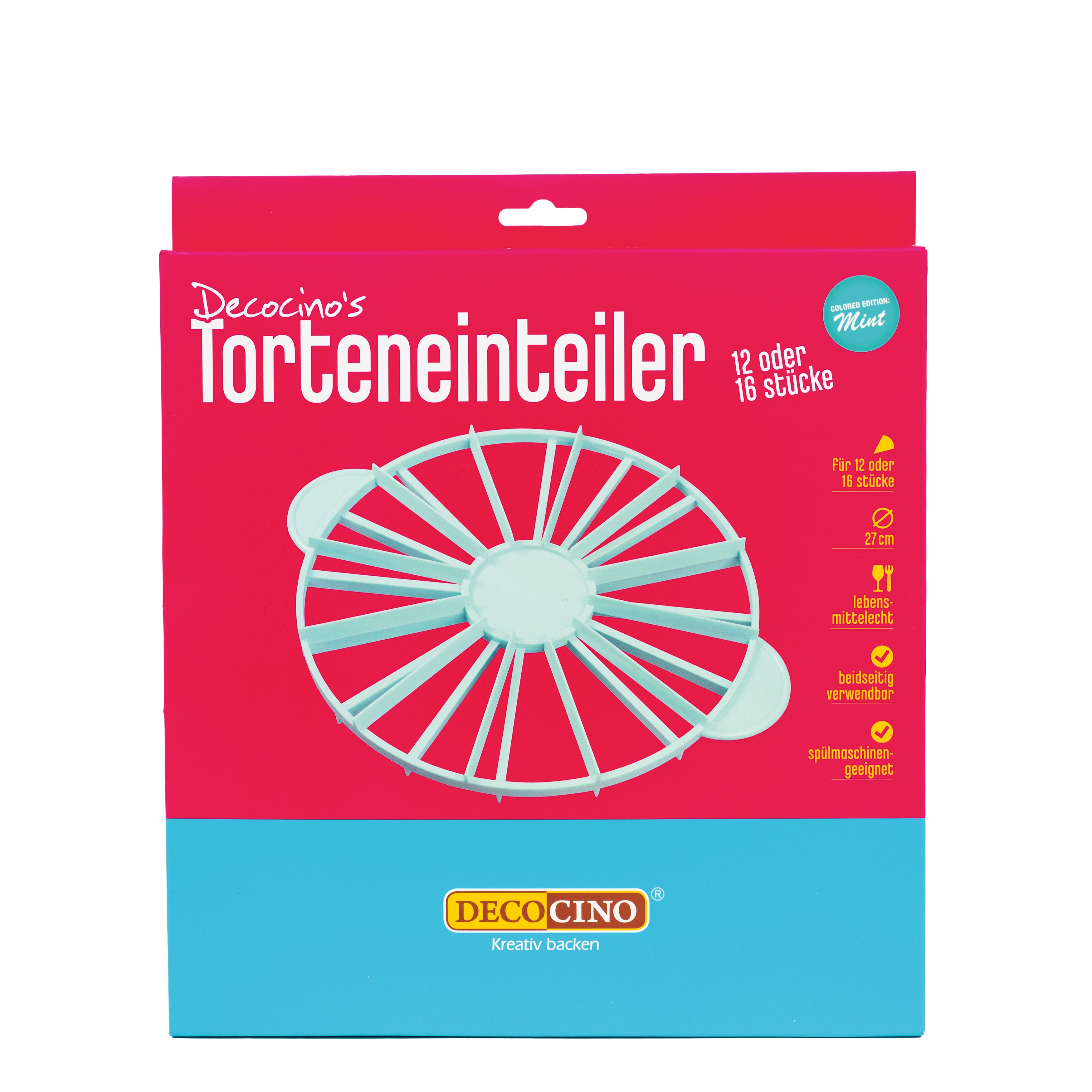 SET: Springform Mint Edition (Ø 28cm) + Torteneinteiler + Tortenretter