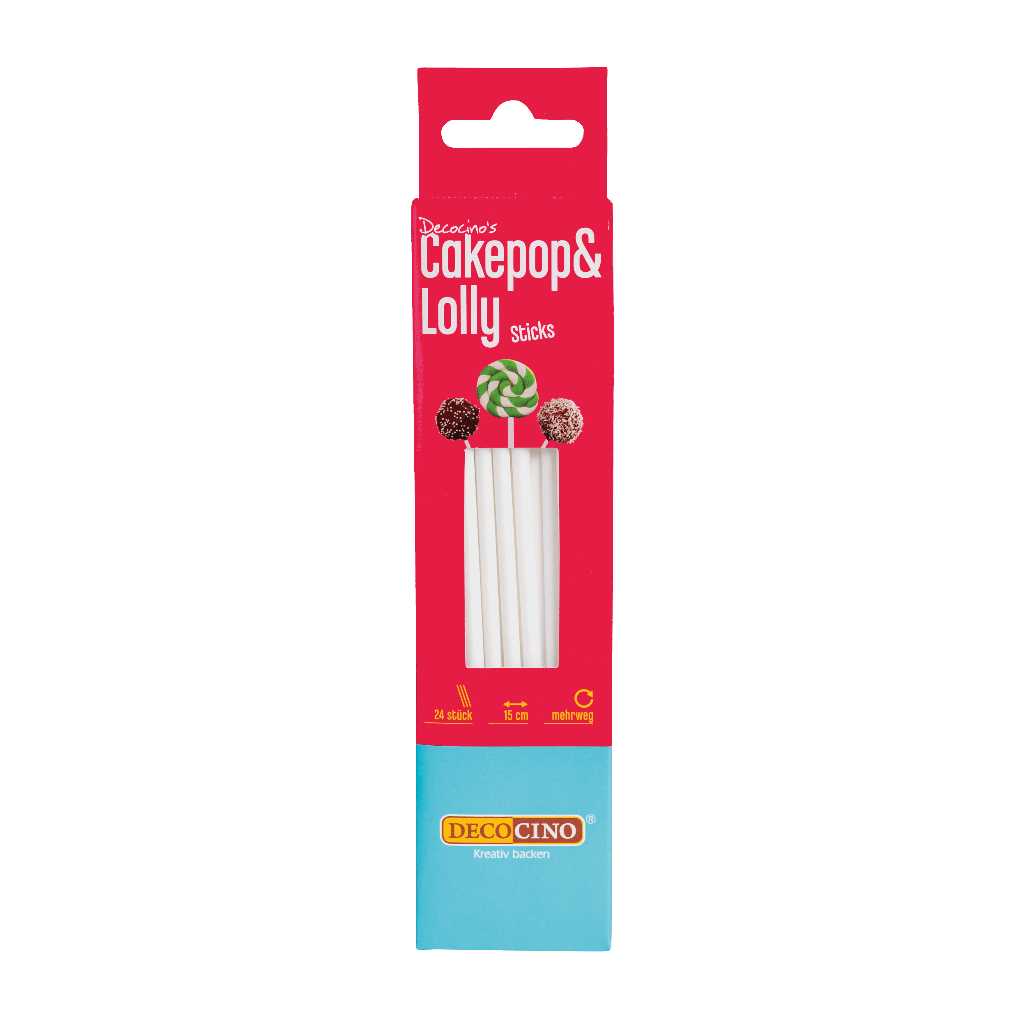 Cakepop und Lolly Sticks (24 Stück)
