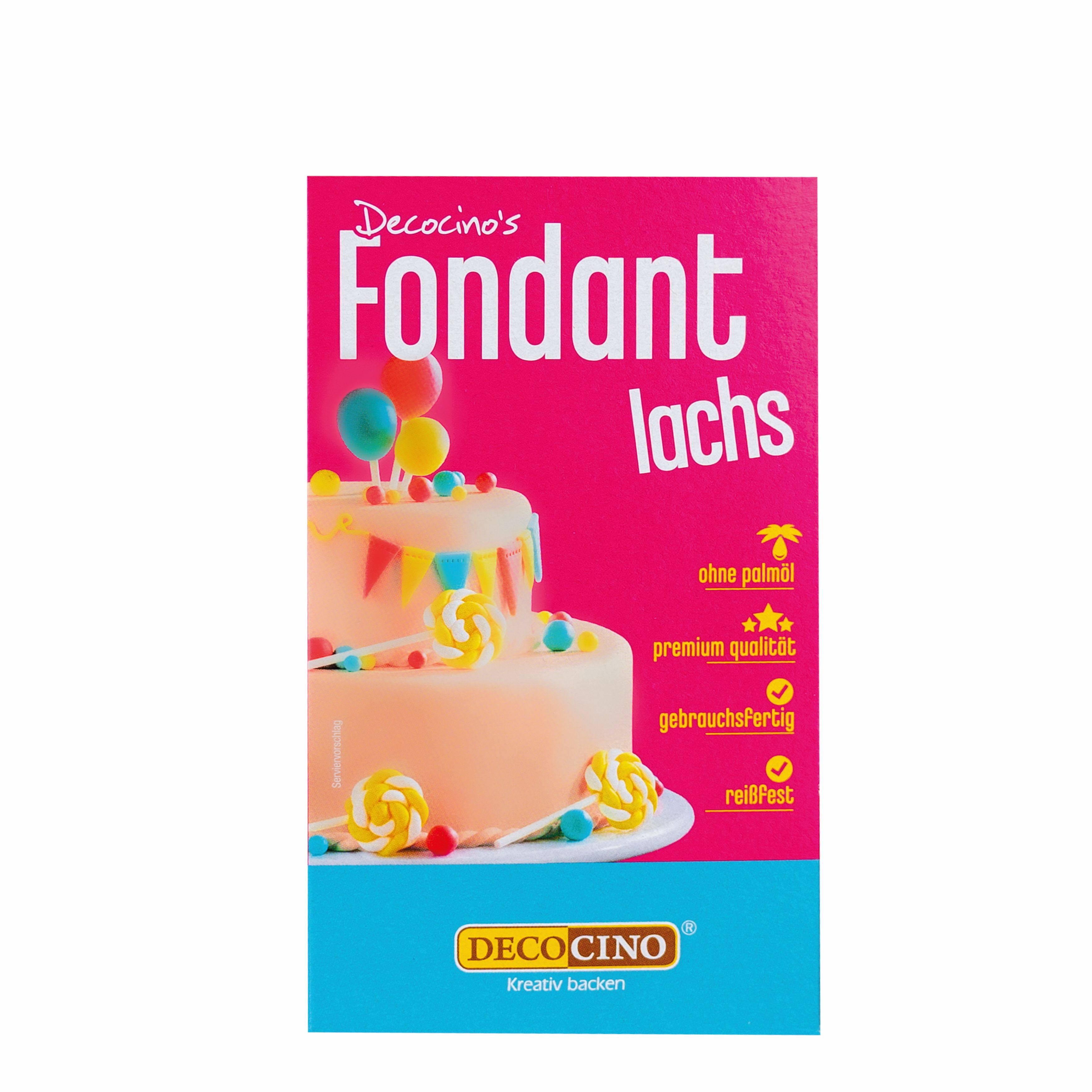 Salmon-colored fondant (250g)