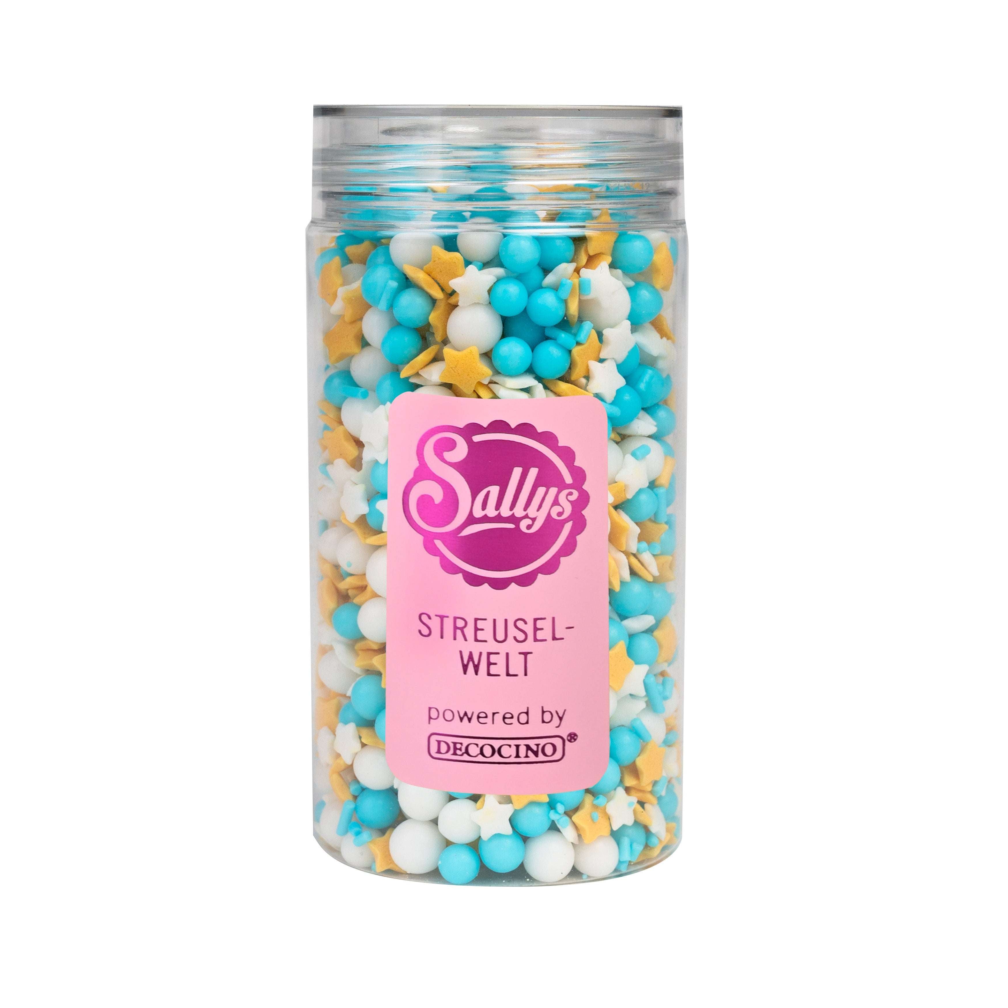 Sallys Streuselwelt – Catch-a-Star Streuselmix in transparenter Dose powered by Decocino