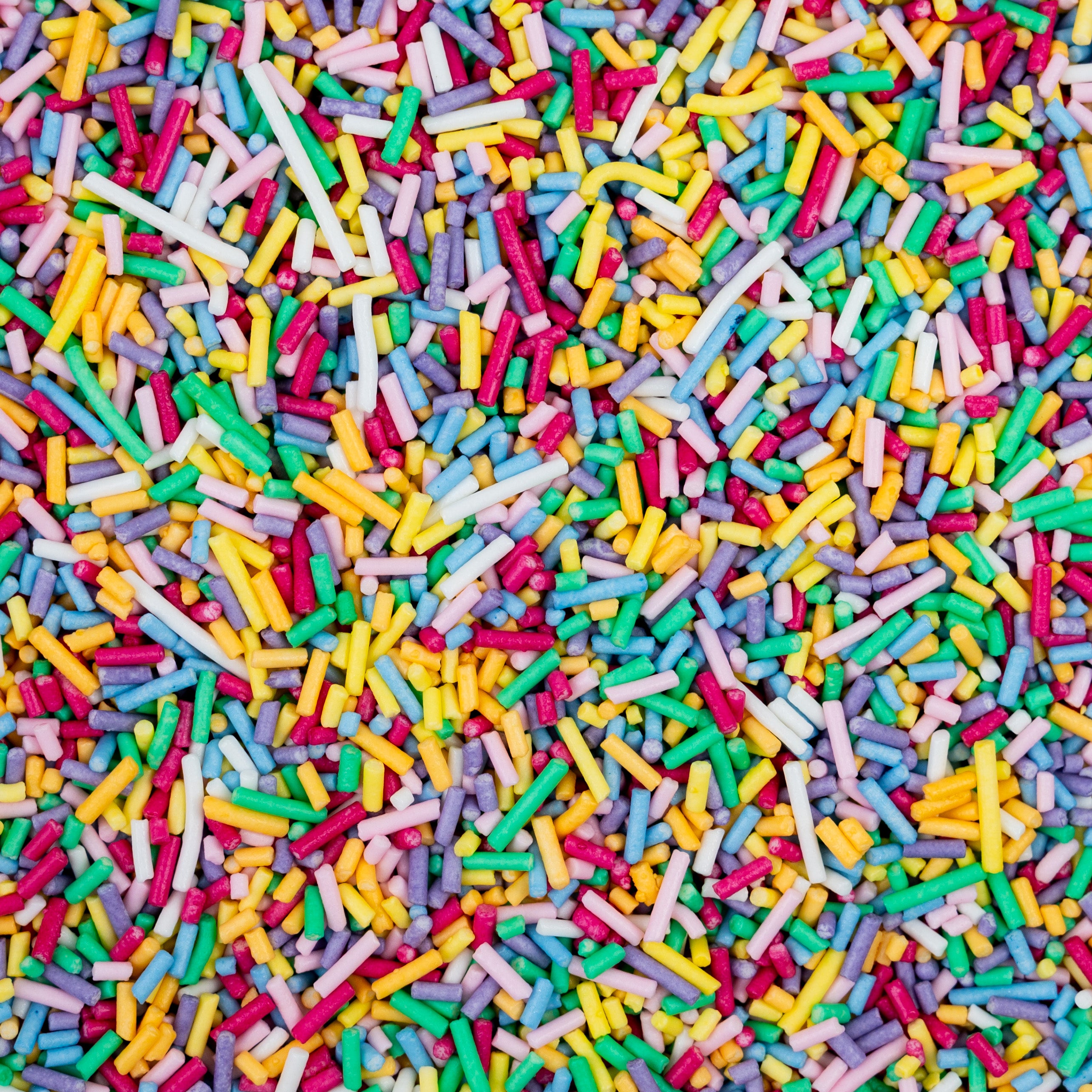 Bunte Zuckerstreusel in Stäbchenform von Sally by Decocino