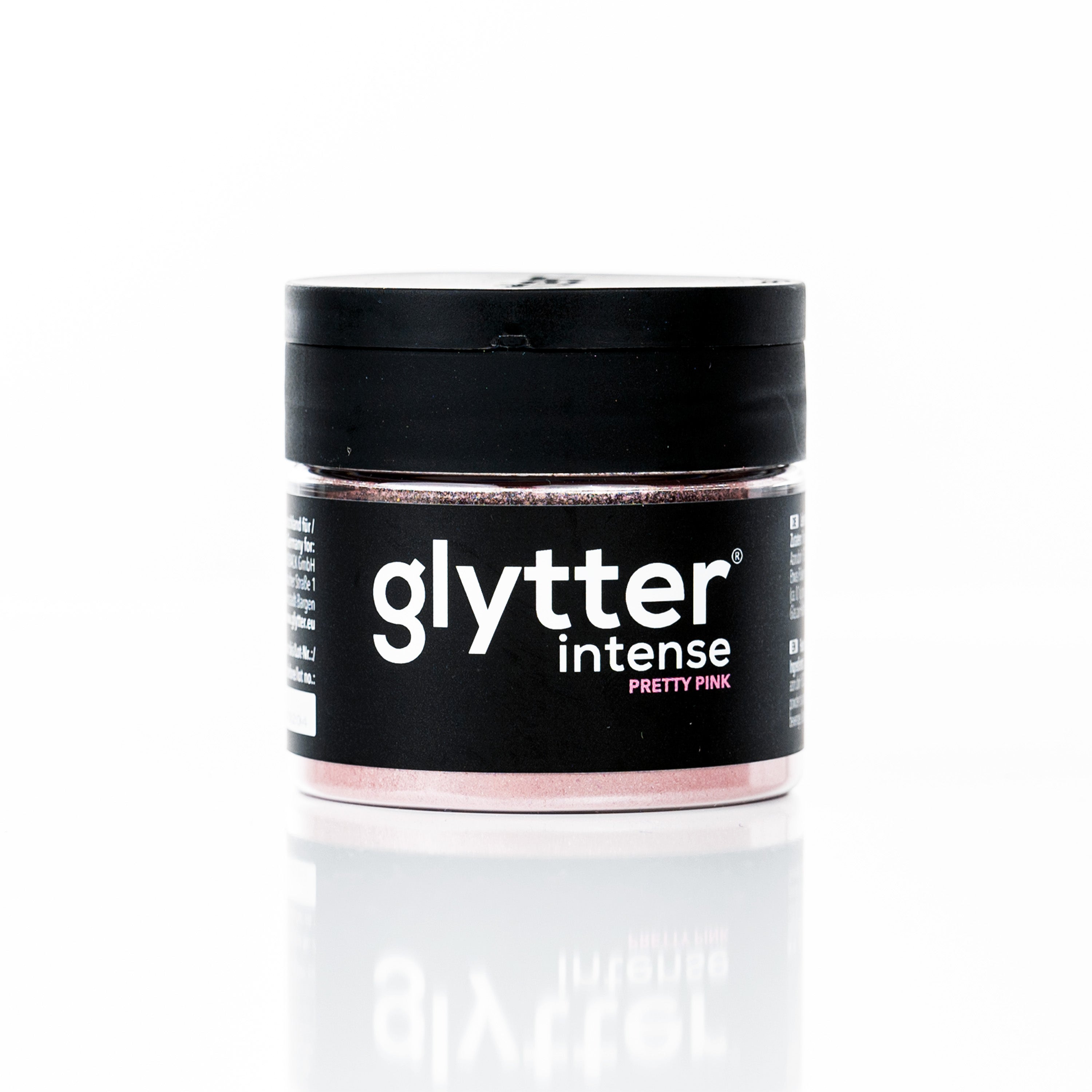 Glytter Intense Pretty Pink – Produktdose Vorderansicht