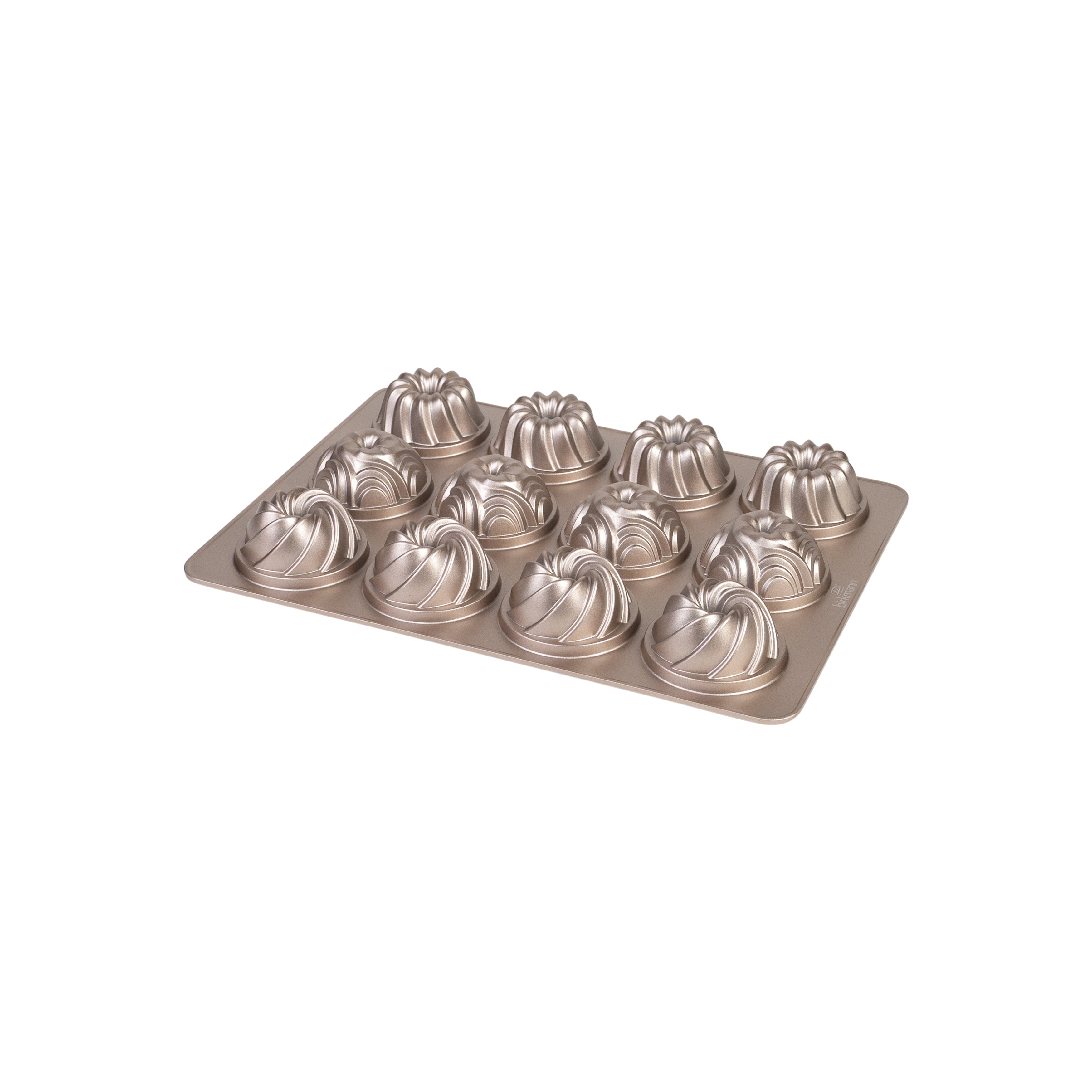 Cast aluminum Bundt pan 12-fold violet Ø 8cm