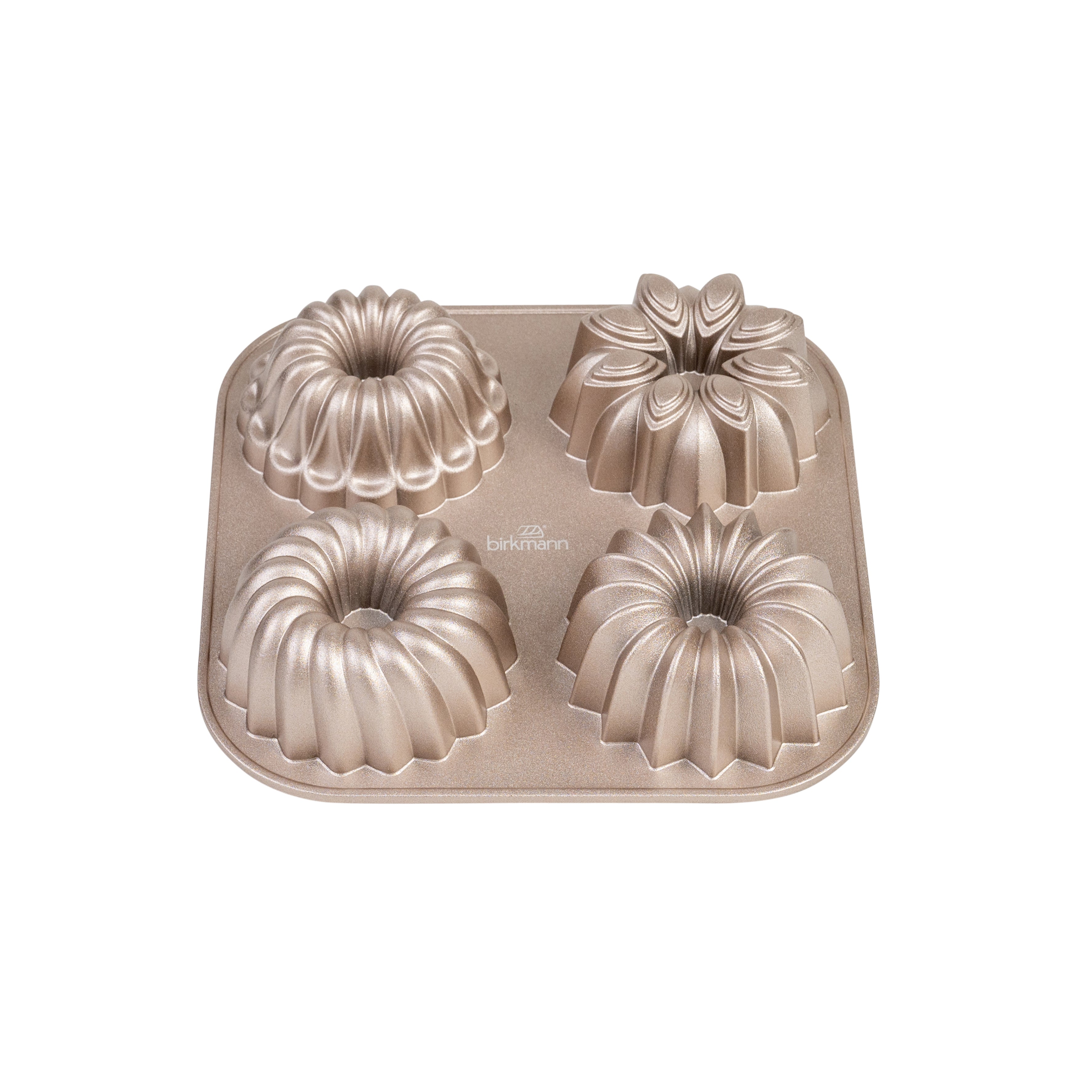Cast aluminum bundt cake tray Belissima 4-fold - Available in August according to Tami