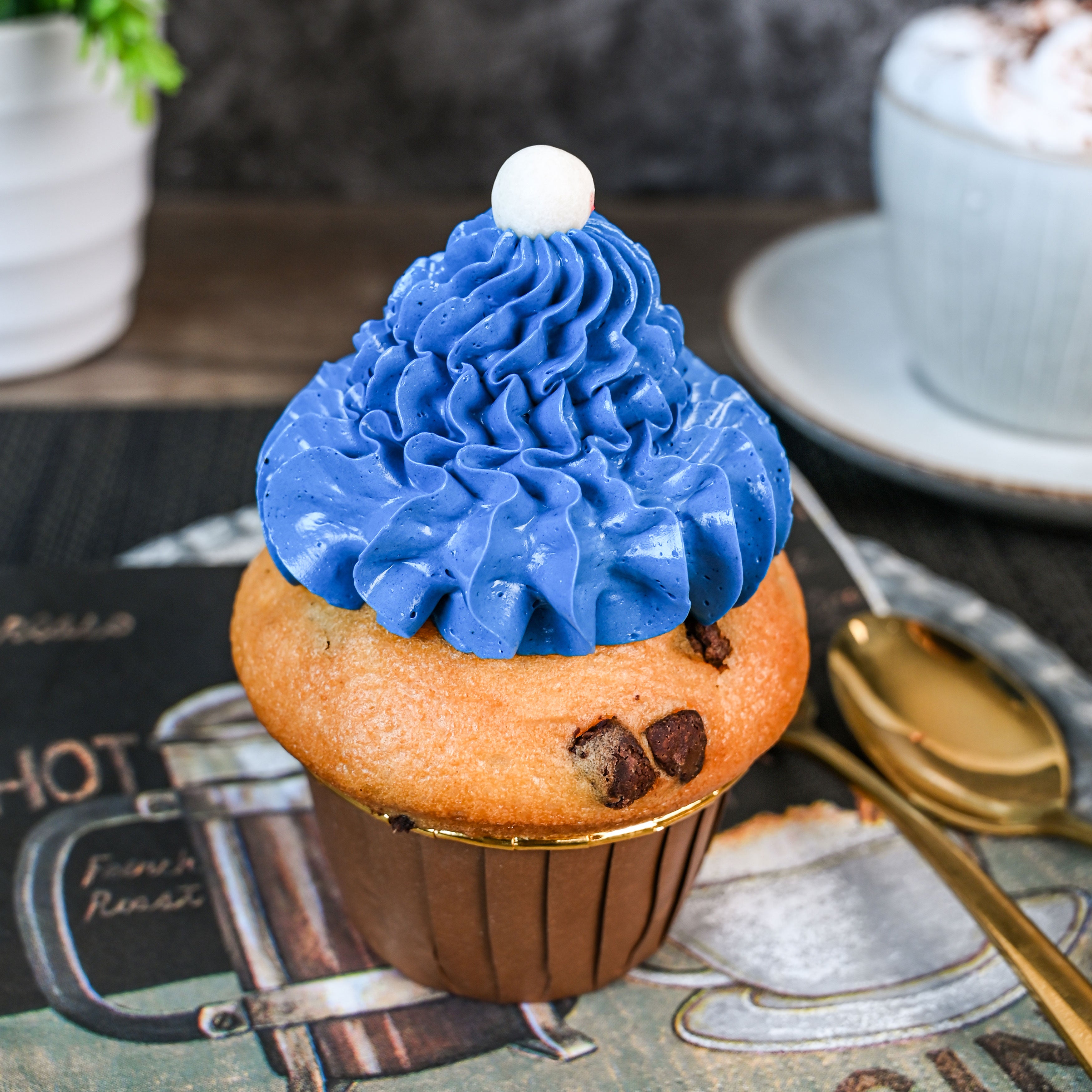 Fat-soluble color paste blue
