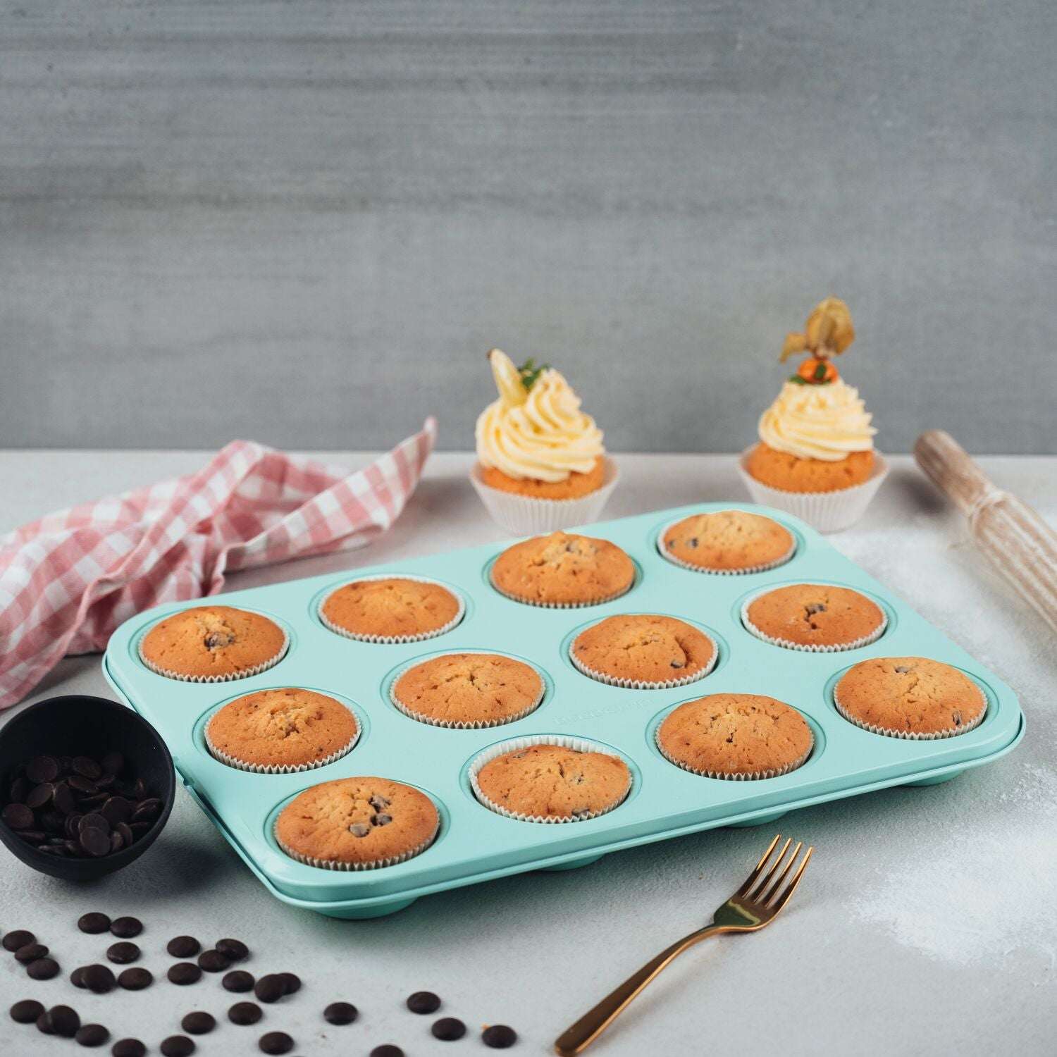 Muffin Backform Mint Edition (12fach)