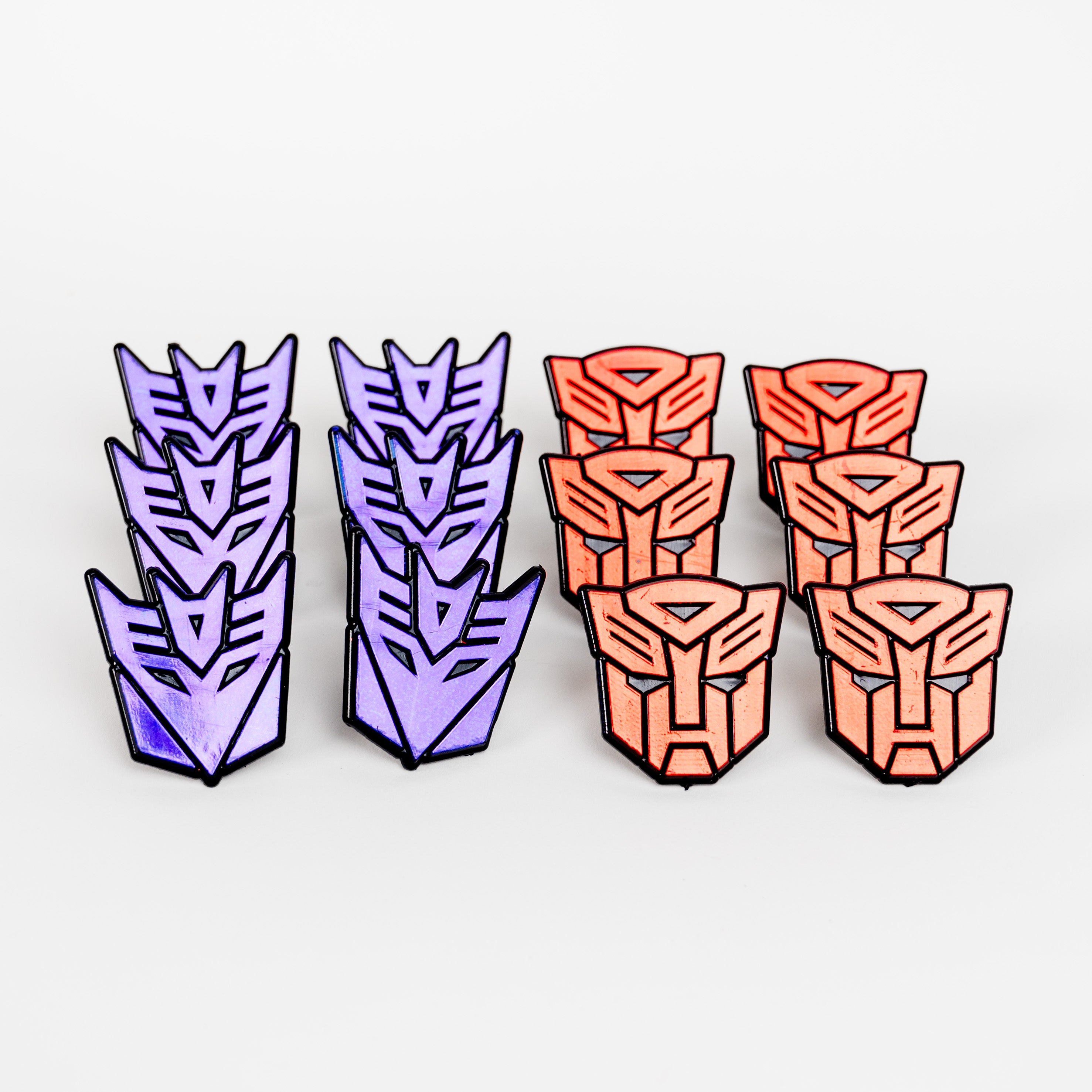 Transformers decoration rings (12 pieces)