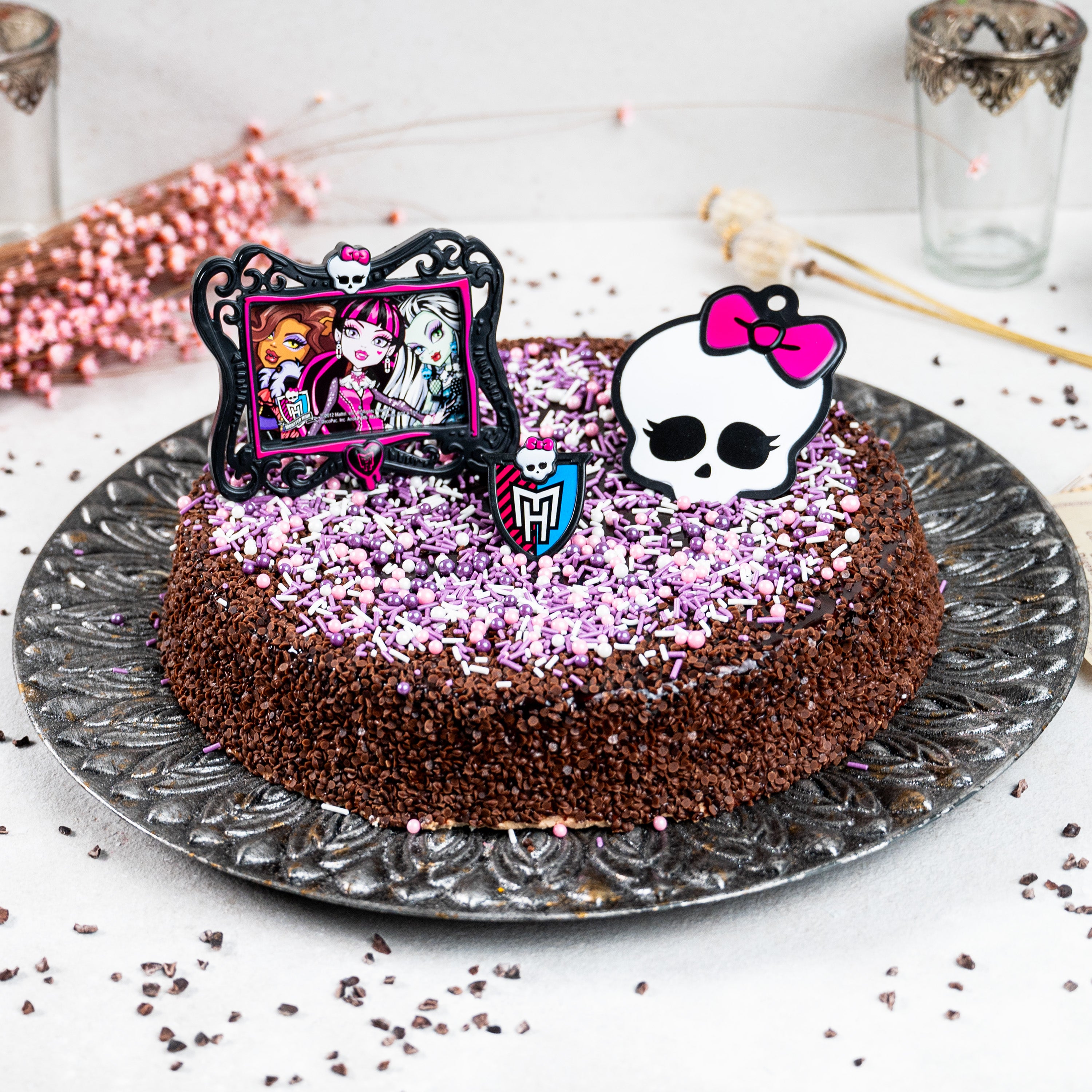 Monster High cake decoration set (3 pieces)