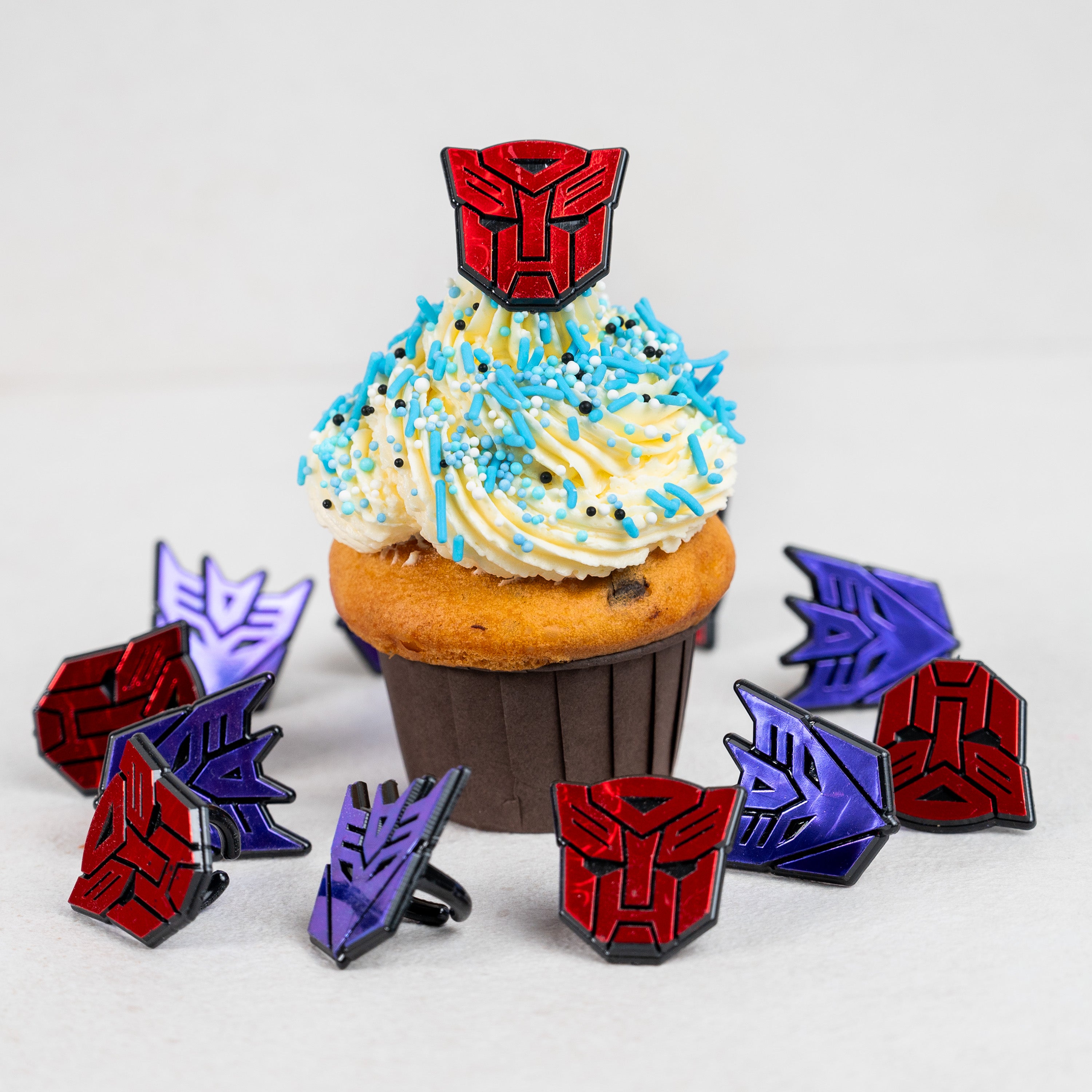 Transformers decoration rings (12 pieces)