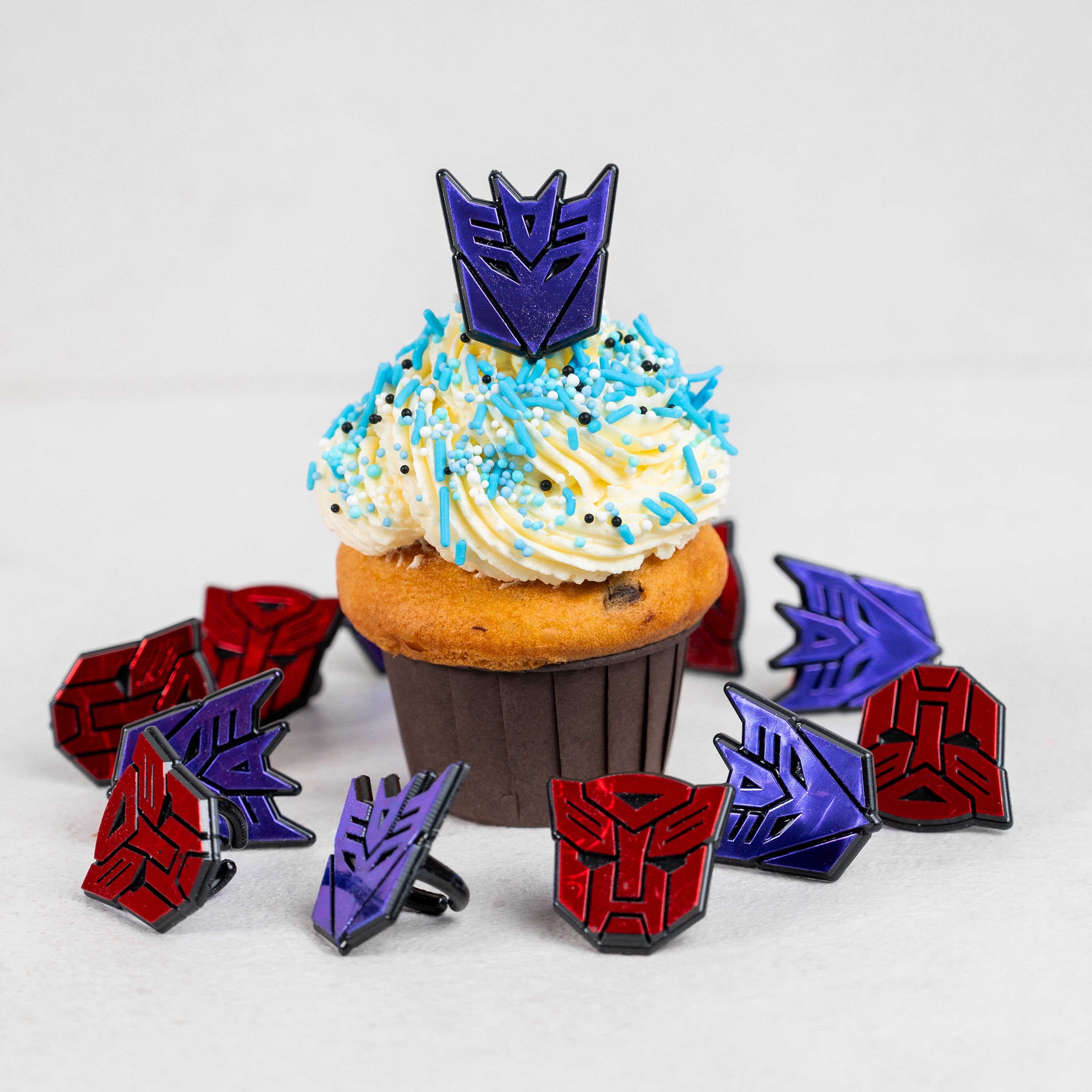 Transformers decoration rings (12 pieces)