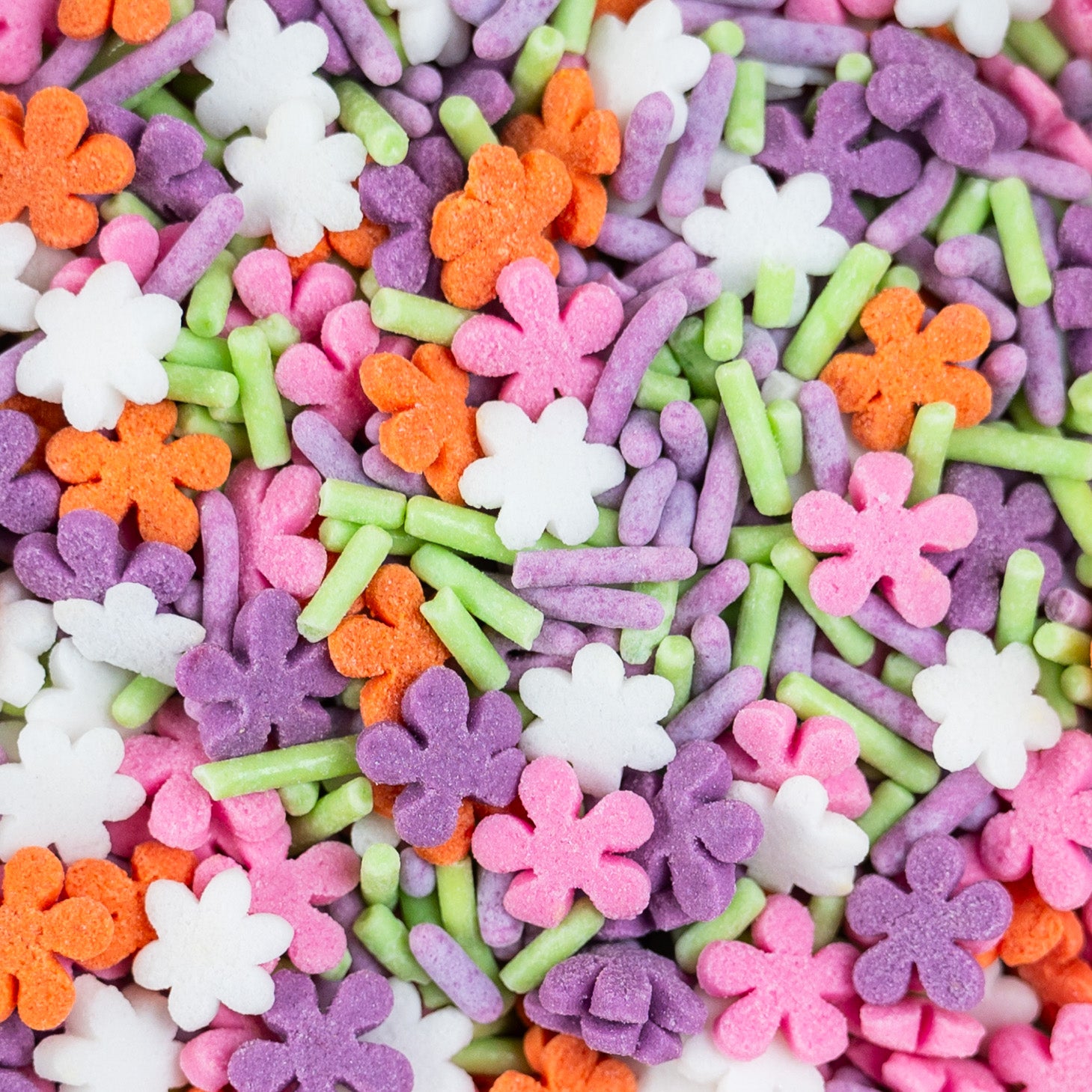 Flower Time sprinkles in a collector's tin (72g)