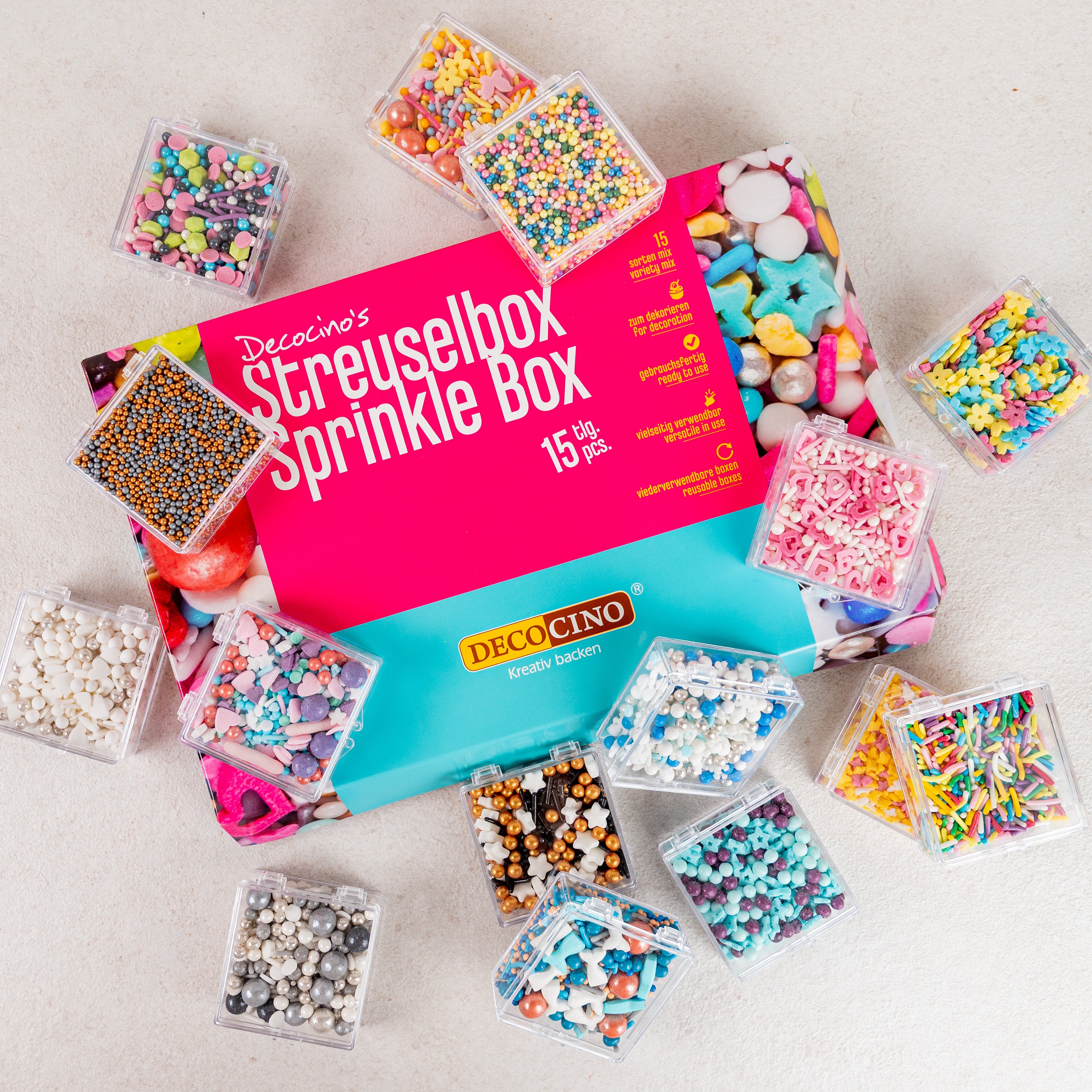 15 Shades of Sweet - Streuselbox 15tlg.