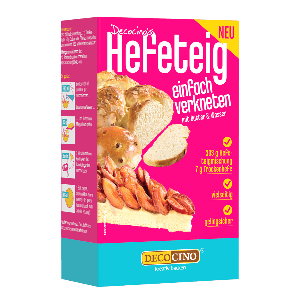 Hefeteig Backmischung (393g + 7g) ♻️ Zu gut für die Tonne! MHD 28.11.2026