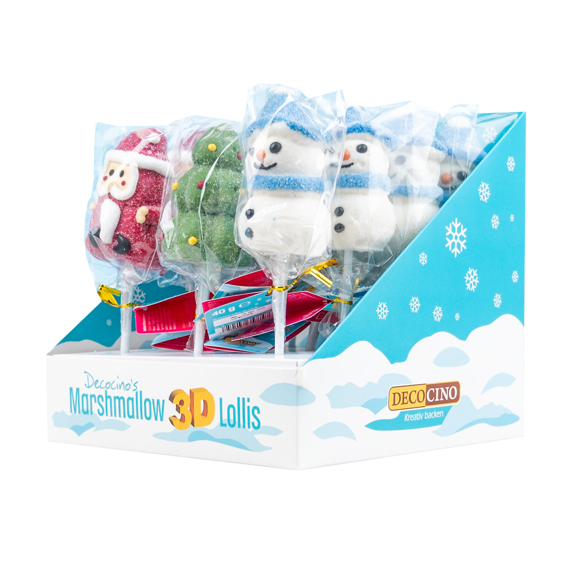 Marshmallow am Stil Winterzauber-Set, 12-teilig 480g