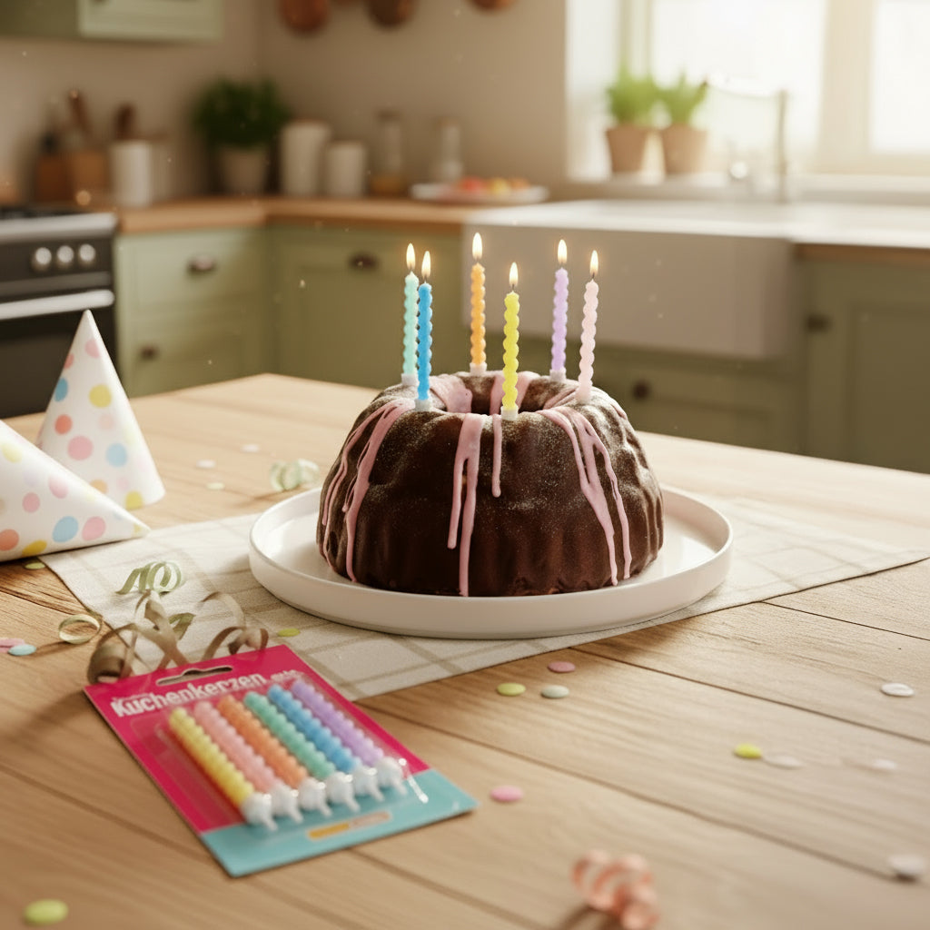 Kerzen-Set Pastell (6 Stck.)