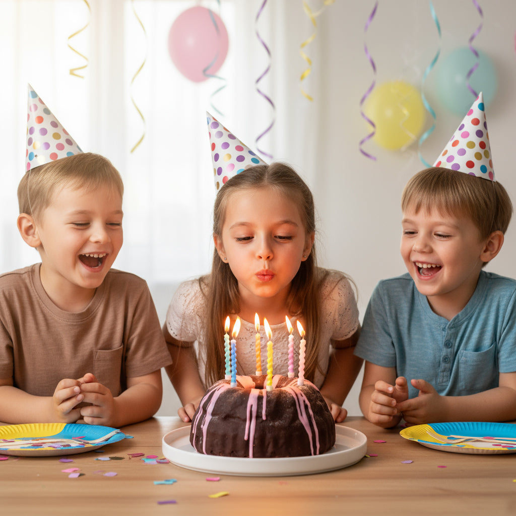 Kerzen-Set Pastell (6 Stck.)