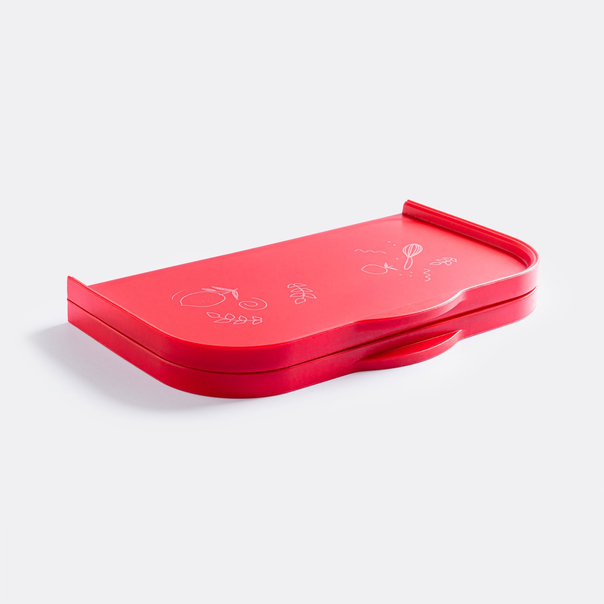 Platzsparend faltbares Silikonbackblech