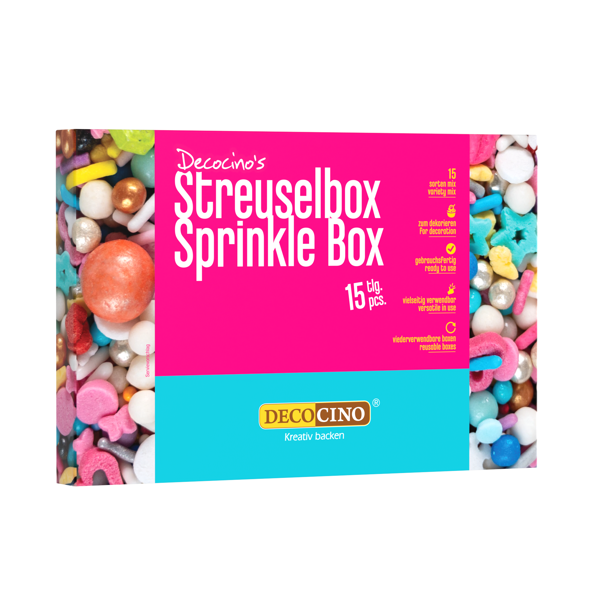 15 Shades of Sweet - Sprinkle box 15 pieces.