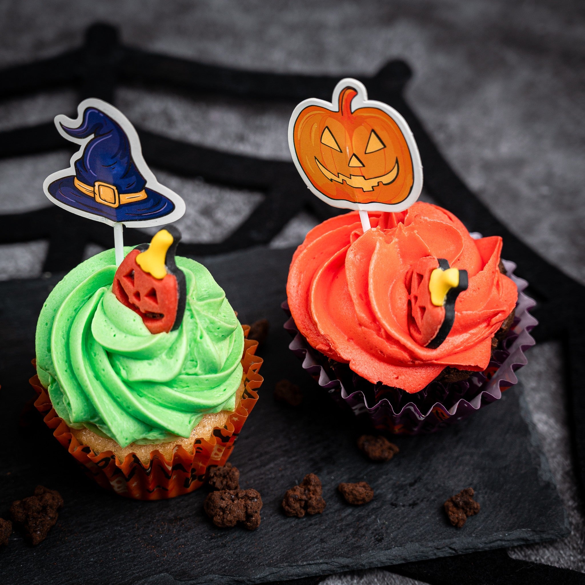 Cake Topper Halloween (12 Stück)
