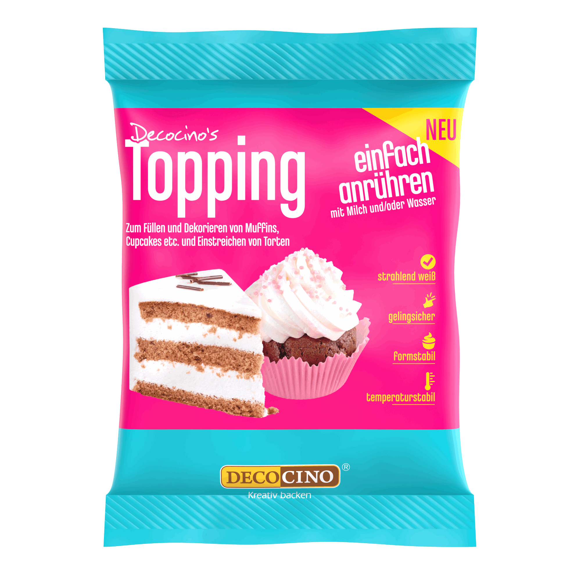 Topping extra weiß zum Anrühren (125g)