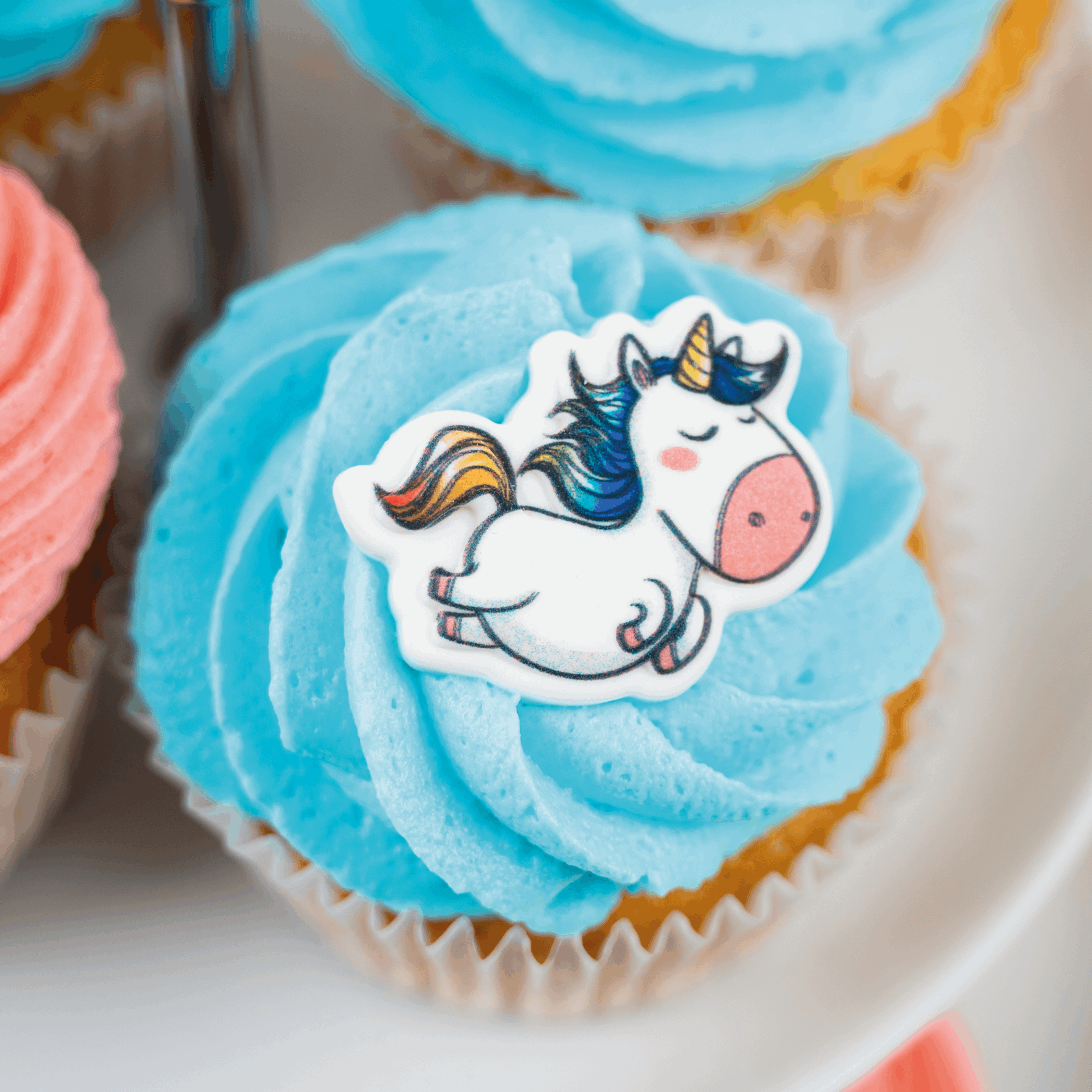3D Cake Decor Einhorn (8 Stück)