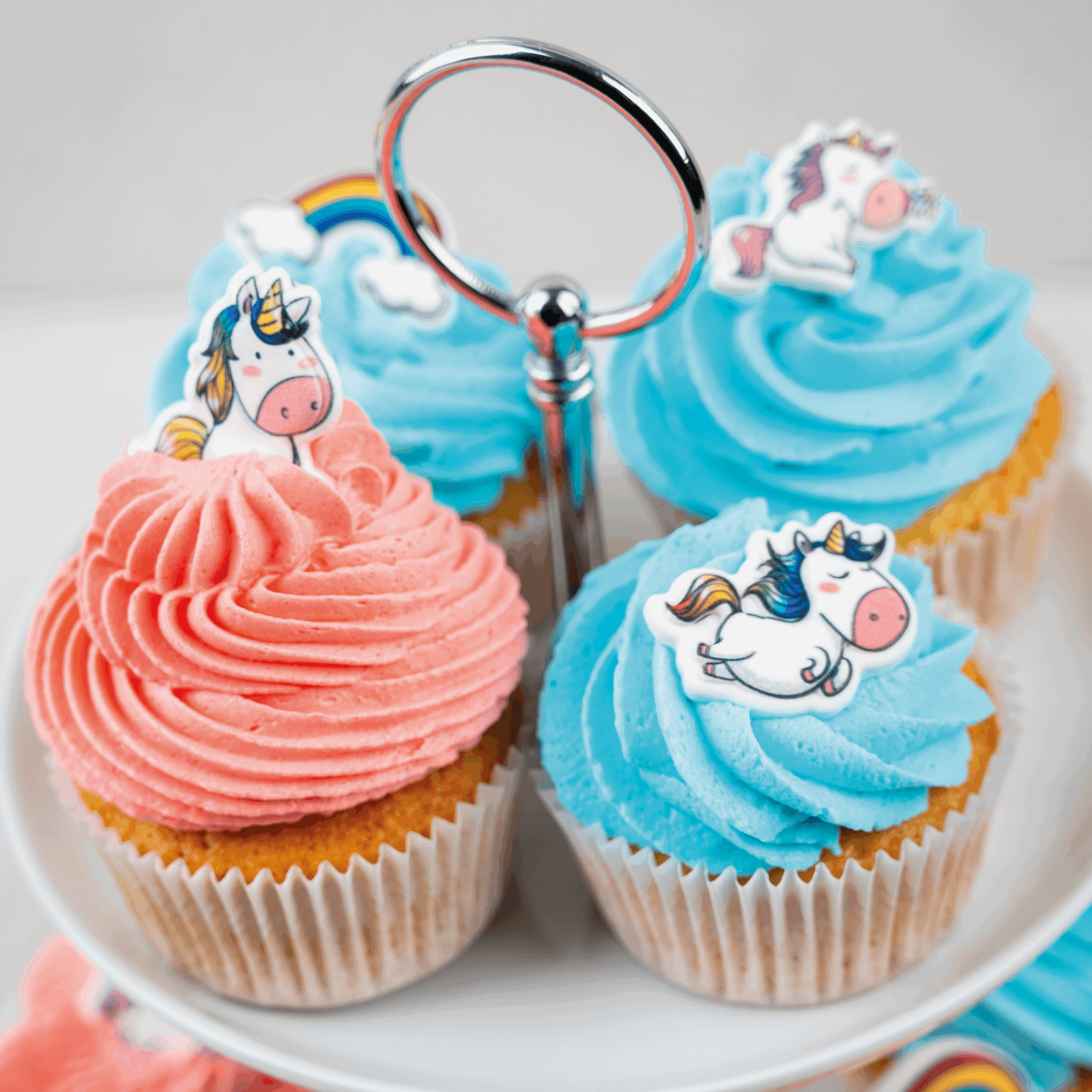 3D Cake Decor Einhorn (8 Stück)