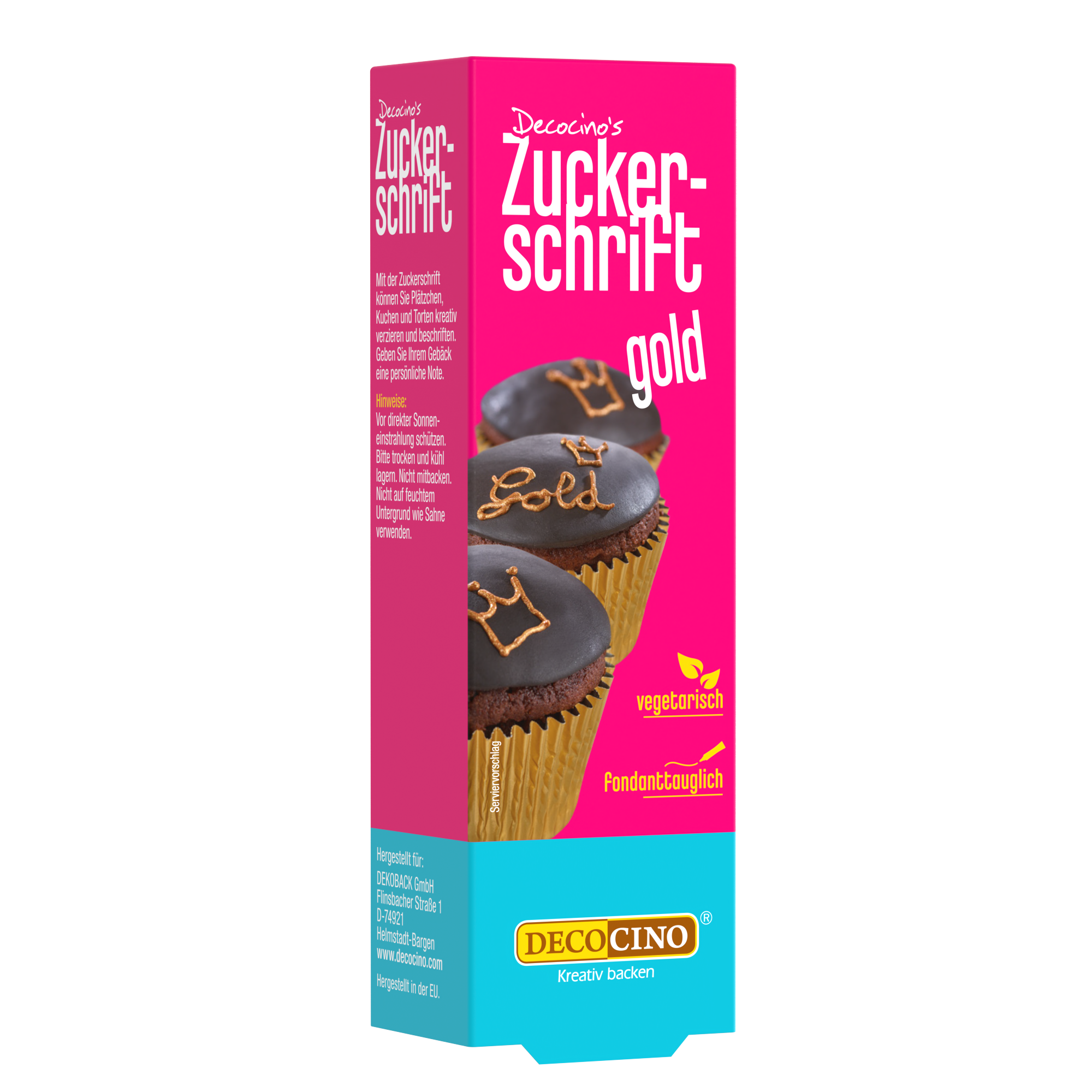 Zuckerschrift Gold (18g)