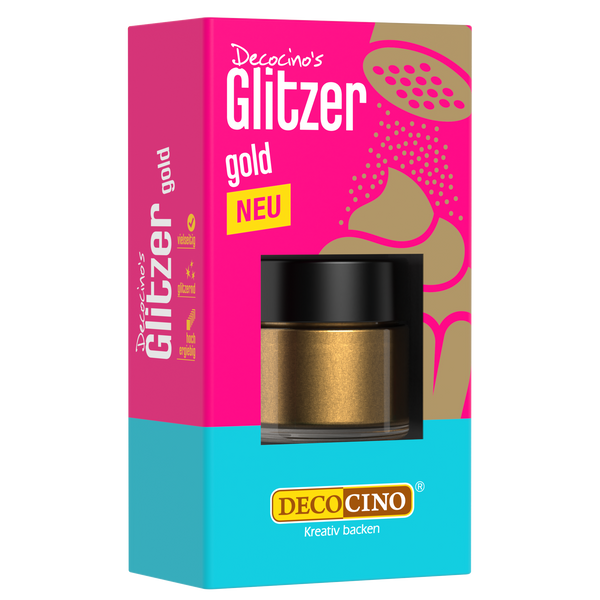 Decocino Glitzer Gold