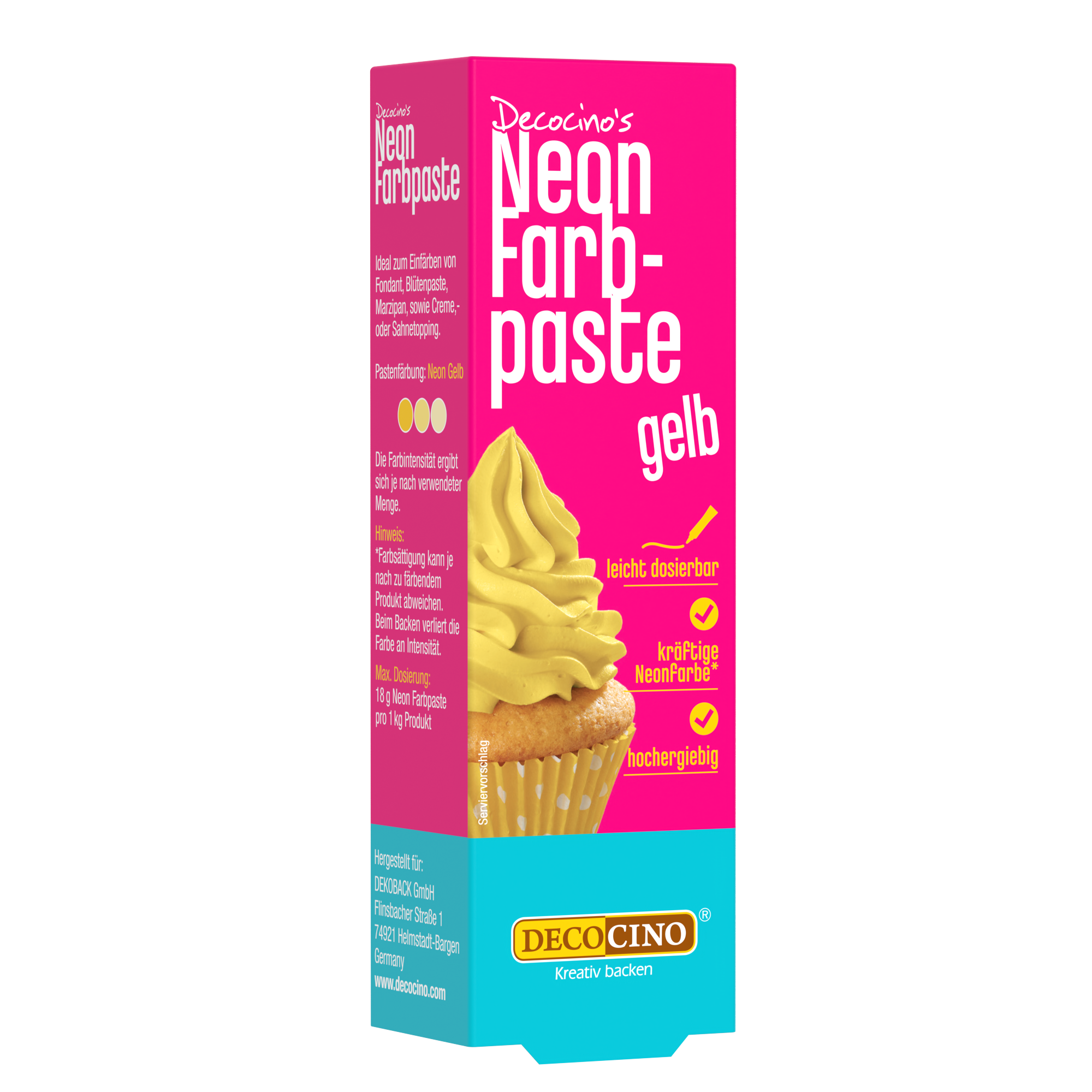 Neon Farbpaste Gelb (25g)