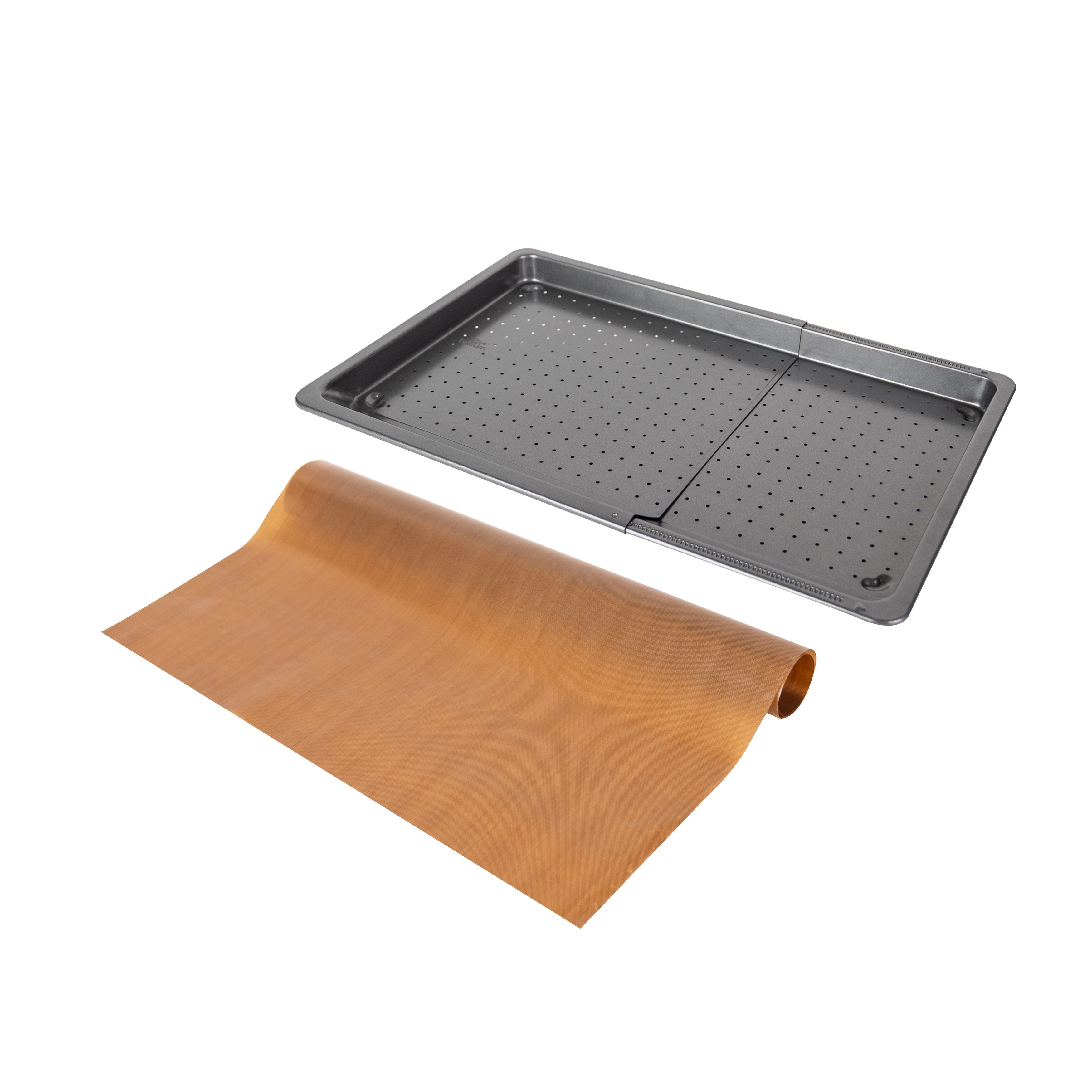 SET: Verstellbares Backblech + Dauerbackfolie