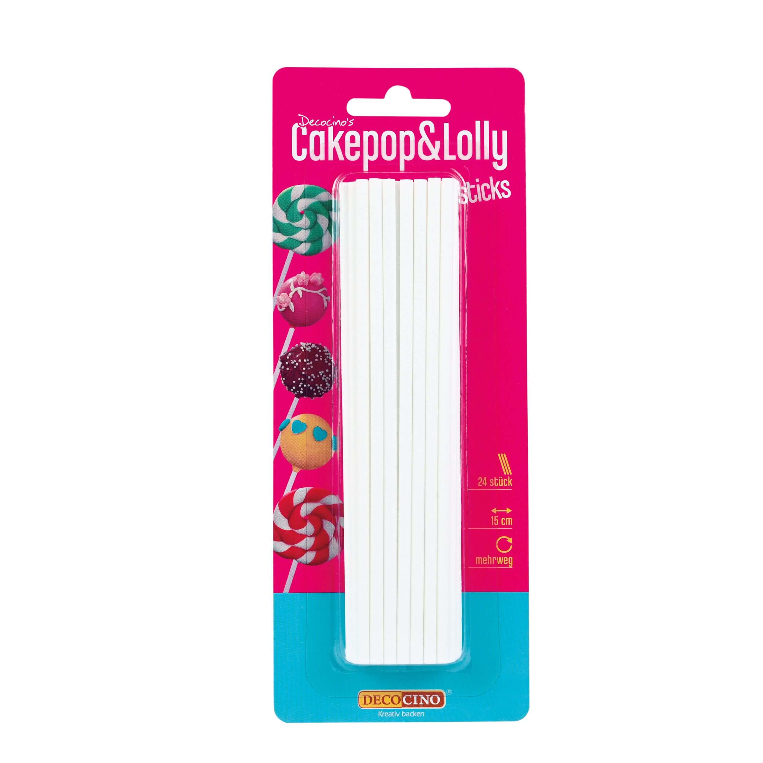 Cakepop und Lolly Sticks (24 Stück)