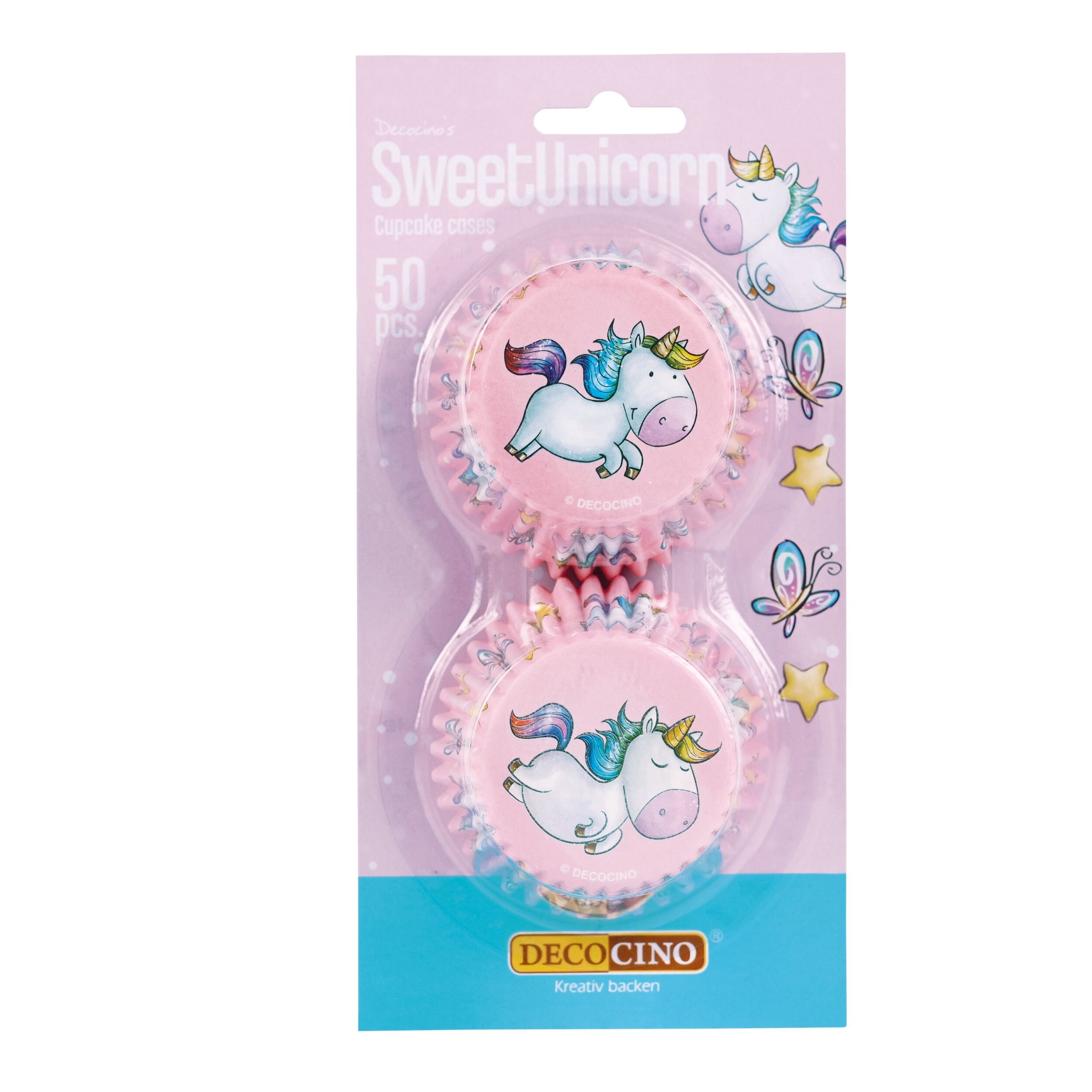 Sweet Unicorn muffin cups (50 pieces)