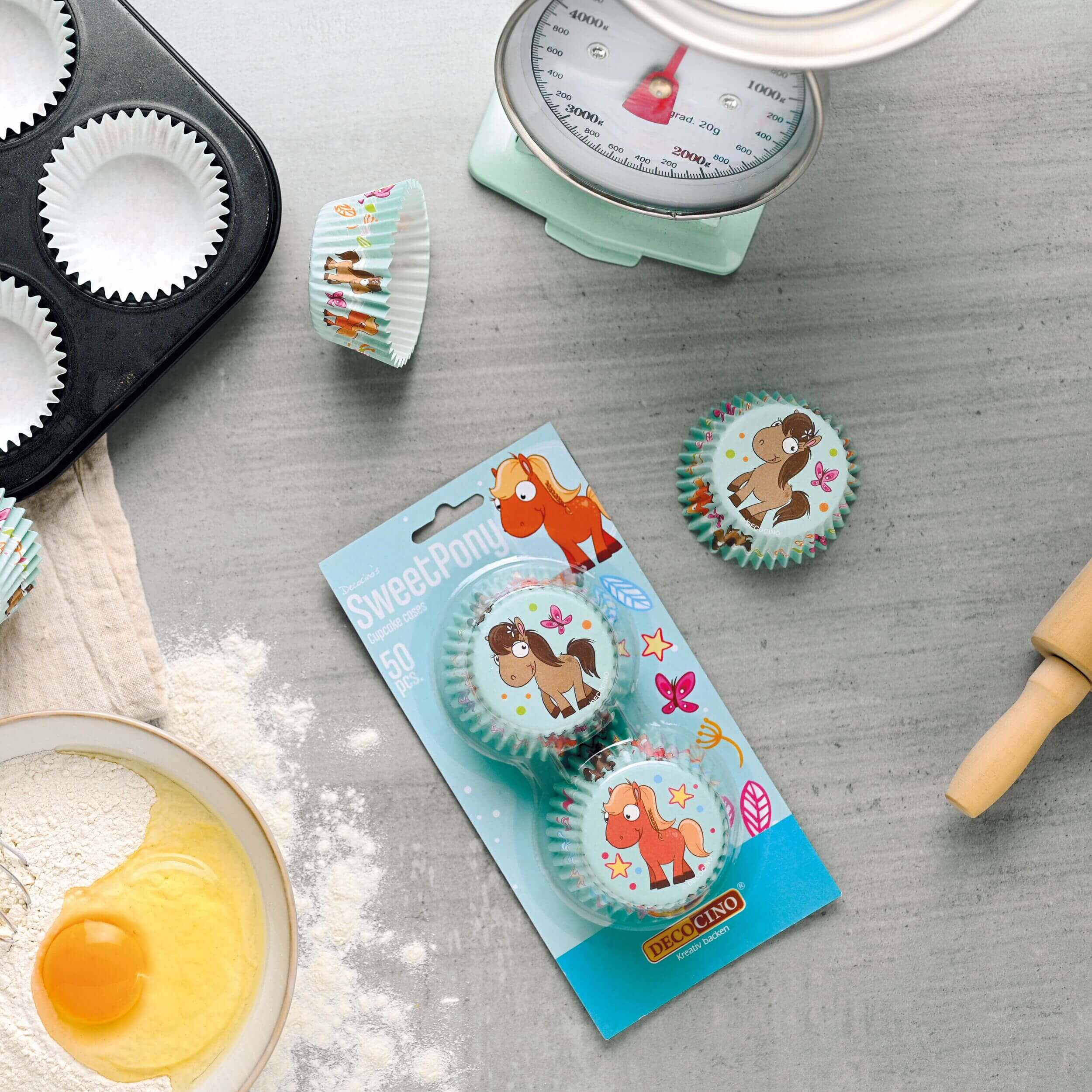 Sweet Pony muffin cups (50 pieces)