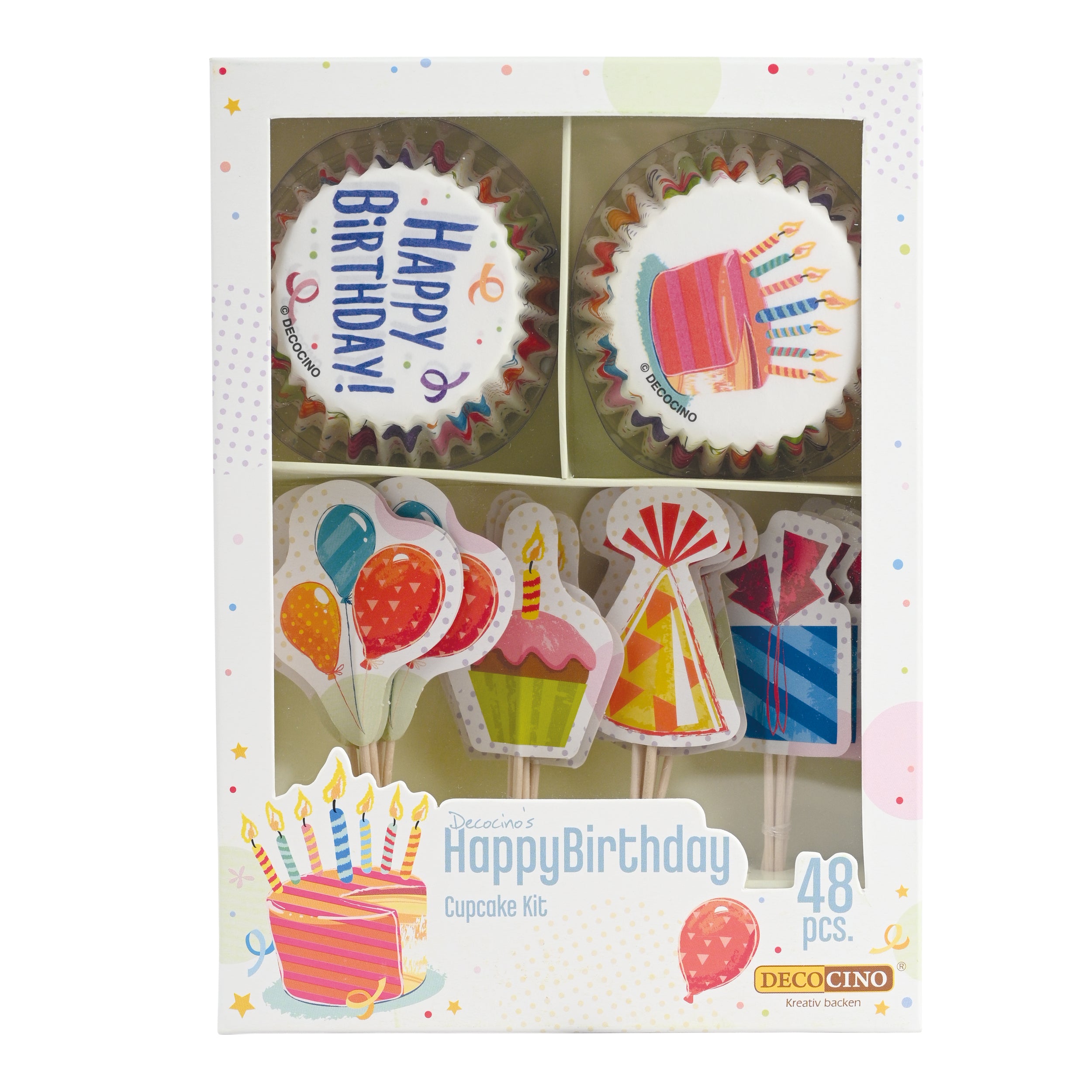 Muffin-Set Happy Birthday (48-tlg.)