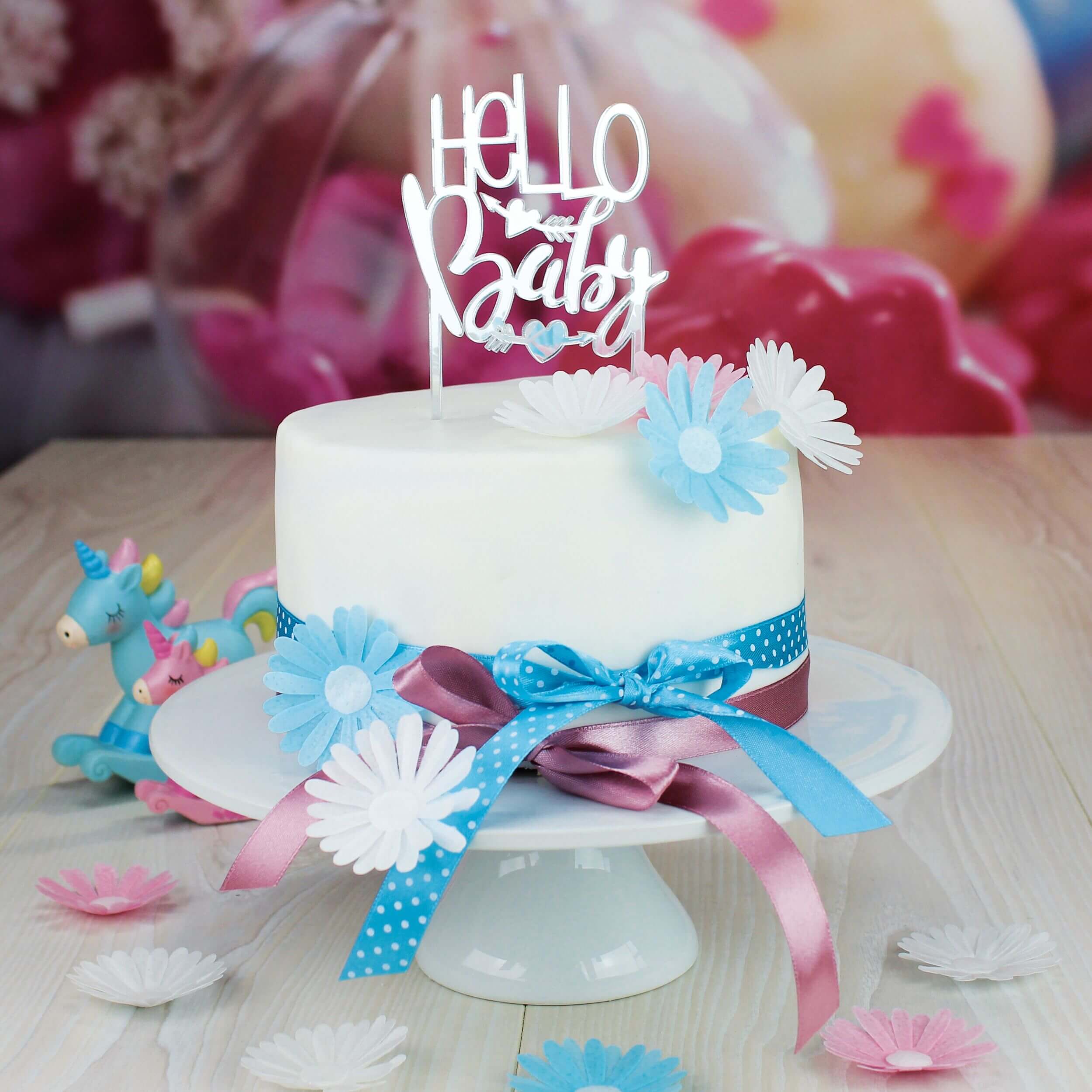 Cake Topper Hello Baby