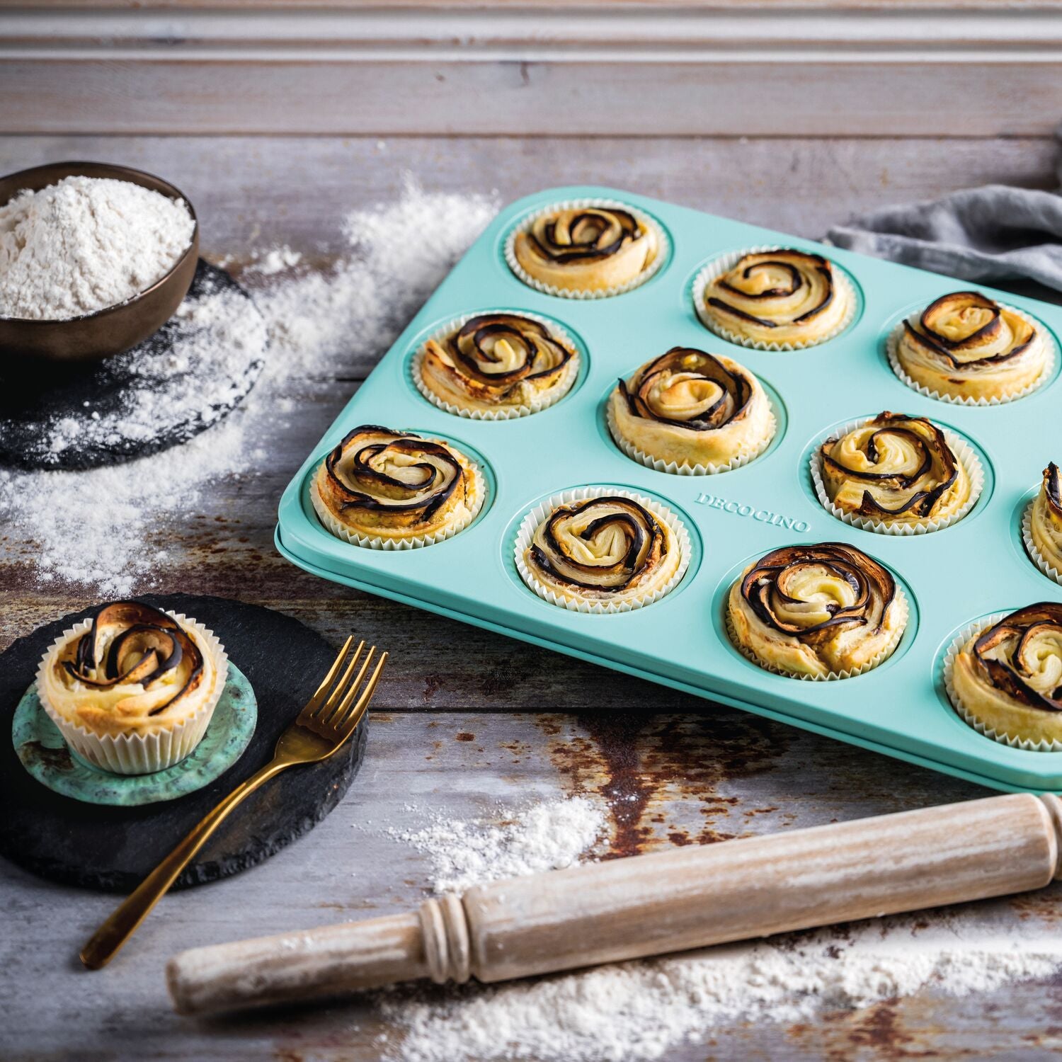 Muffin Backform Mint Edition (12fach)