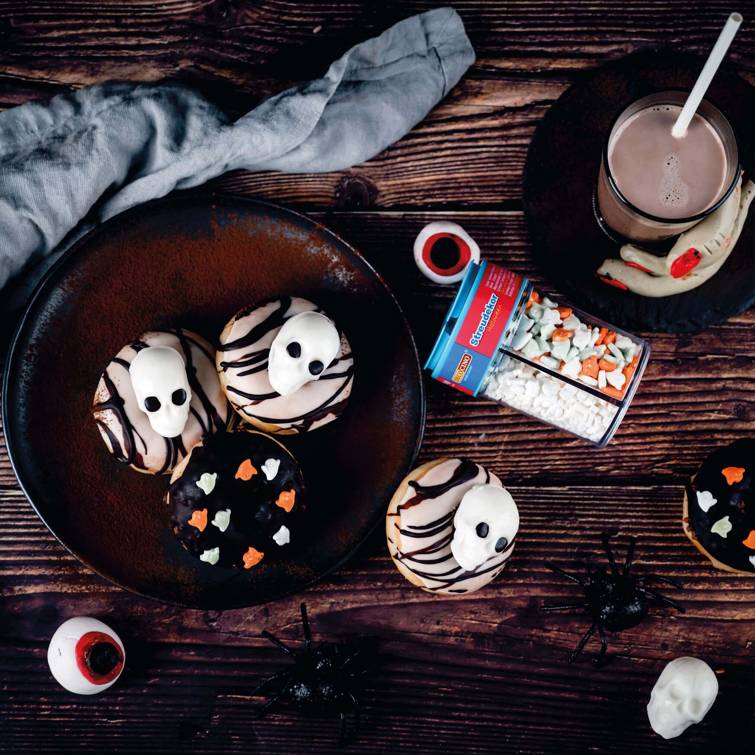 Halloween 4-piece scatter decoration