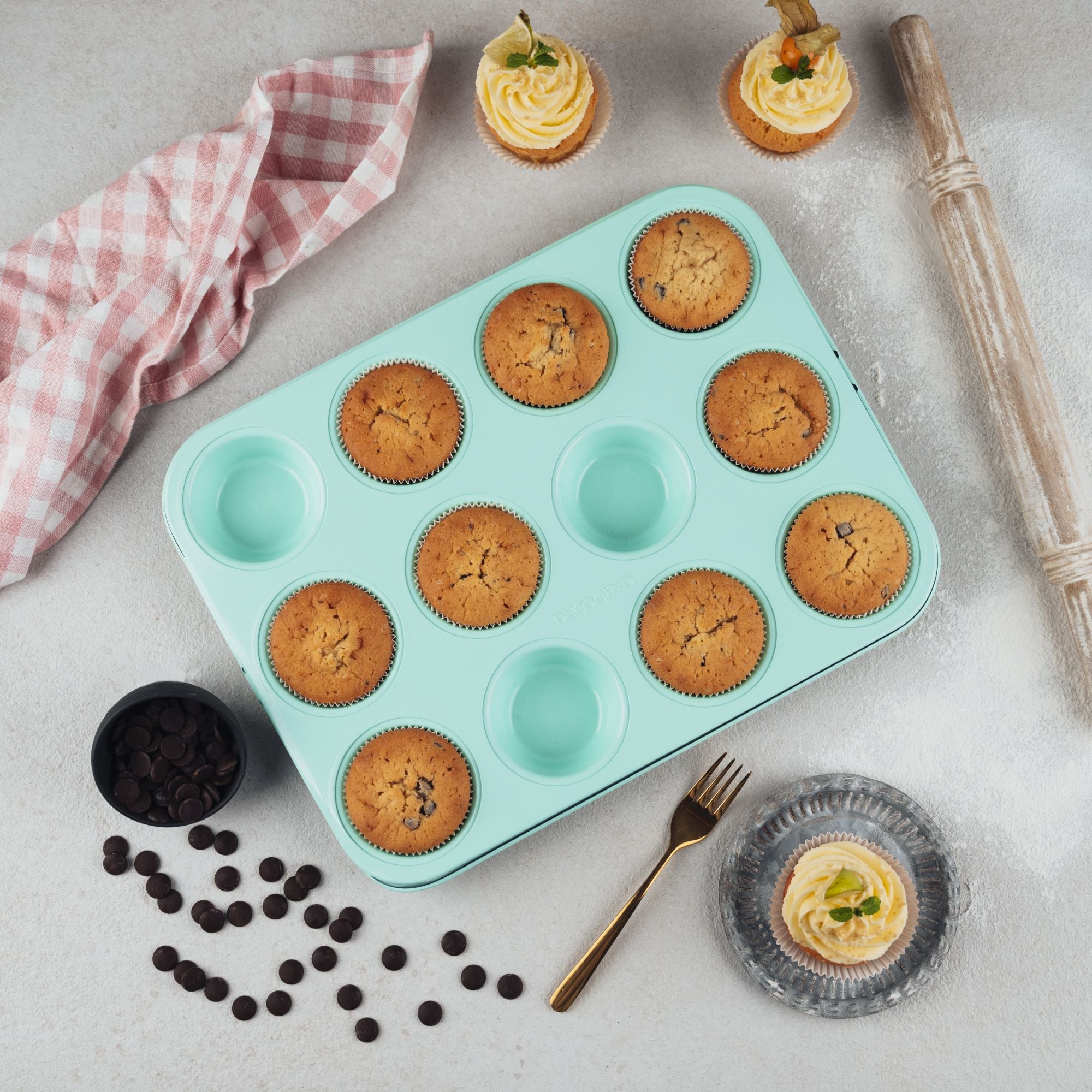 Muffin Backform Mint Edition (12fach)